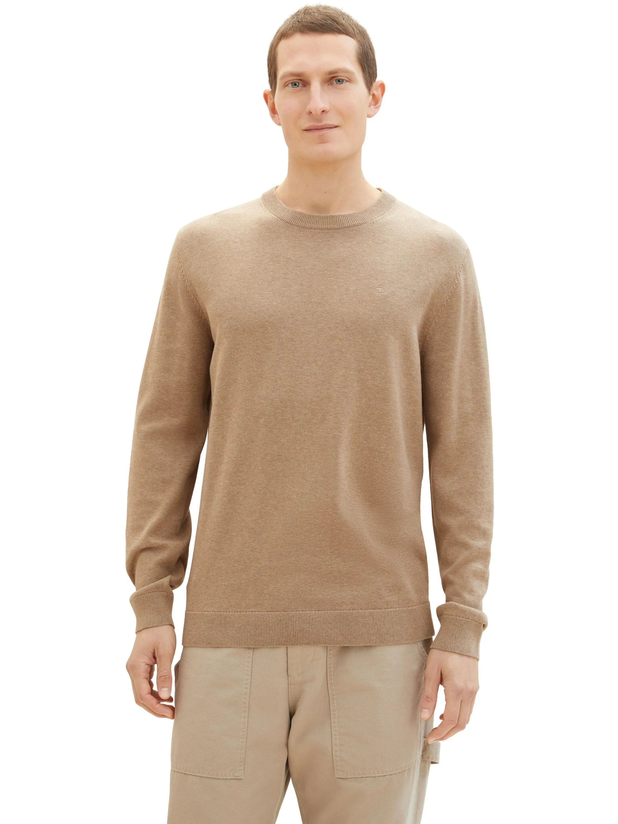 Tom Tailor 1038426 NOS basic crewneck knit Braun 887496 31089 5 Tom Tailor 1038426 NOS basic crewneck knit Braun 887496 31089 5