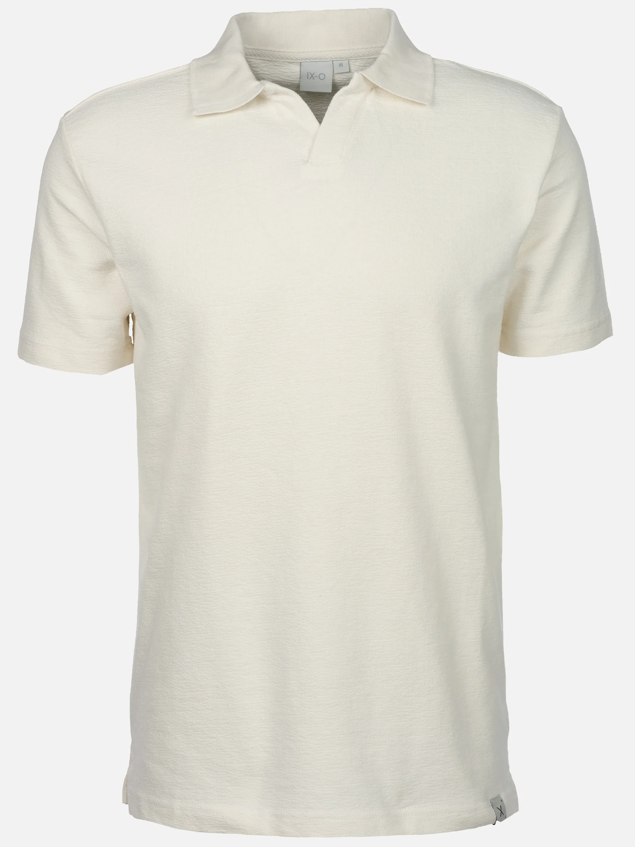 IX-O H16192BA22569AAWG YF He-Poloshirt, Struktur Weiß 925914 22000 1