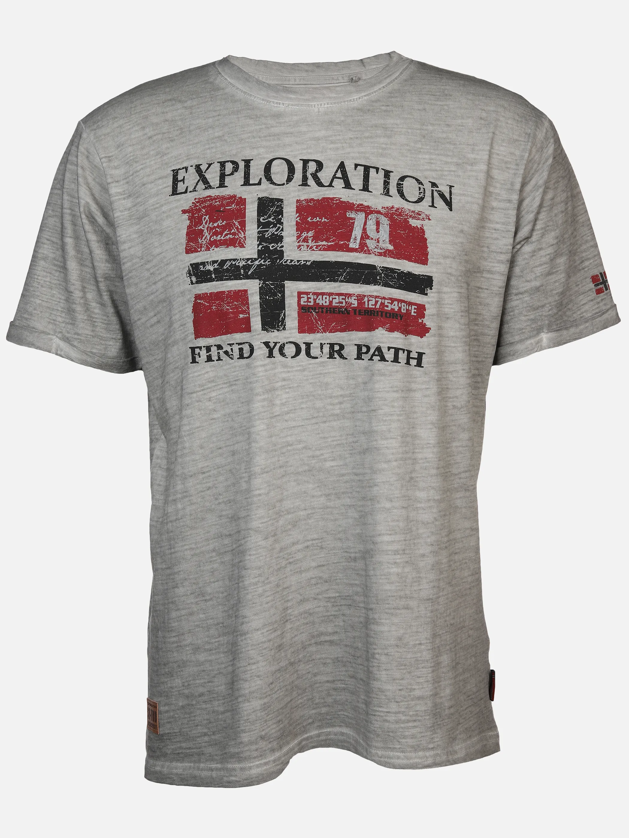 Southern Territory He. T-Shirt 1/2 Arm Logo Grau 893166 GREY 1