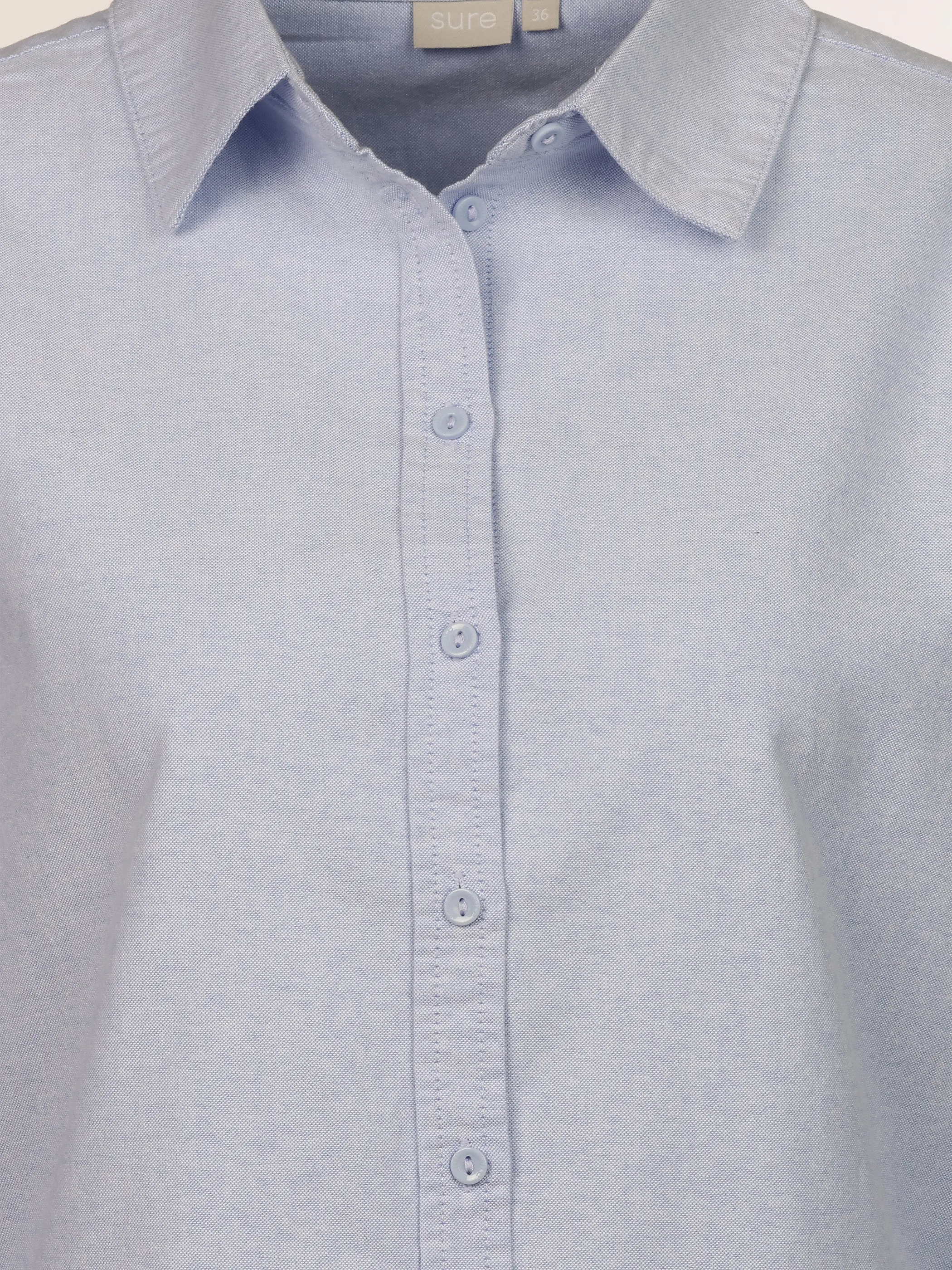 Sure Da-Bluse m. Kentkragen Blau 928981 BLAU 3