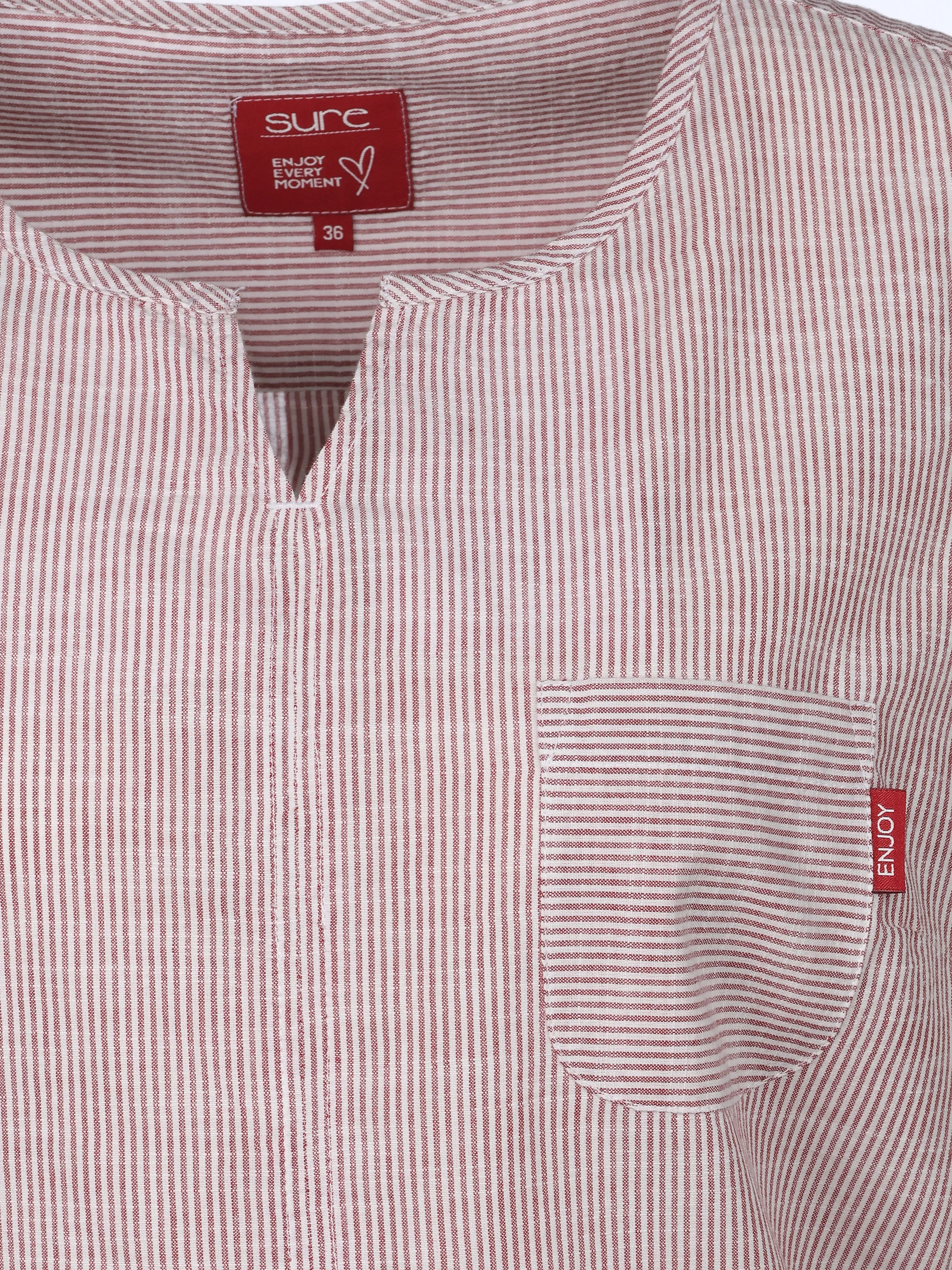 Sure Da-Top, gestreift Rot 924511 BORDERAUX 3