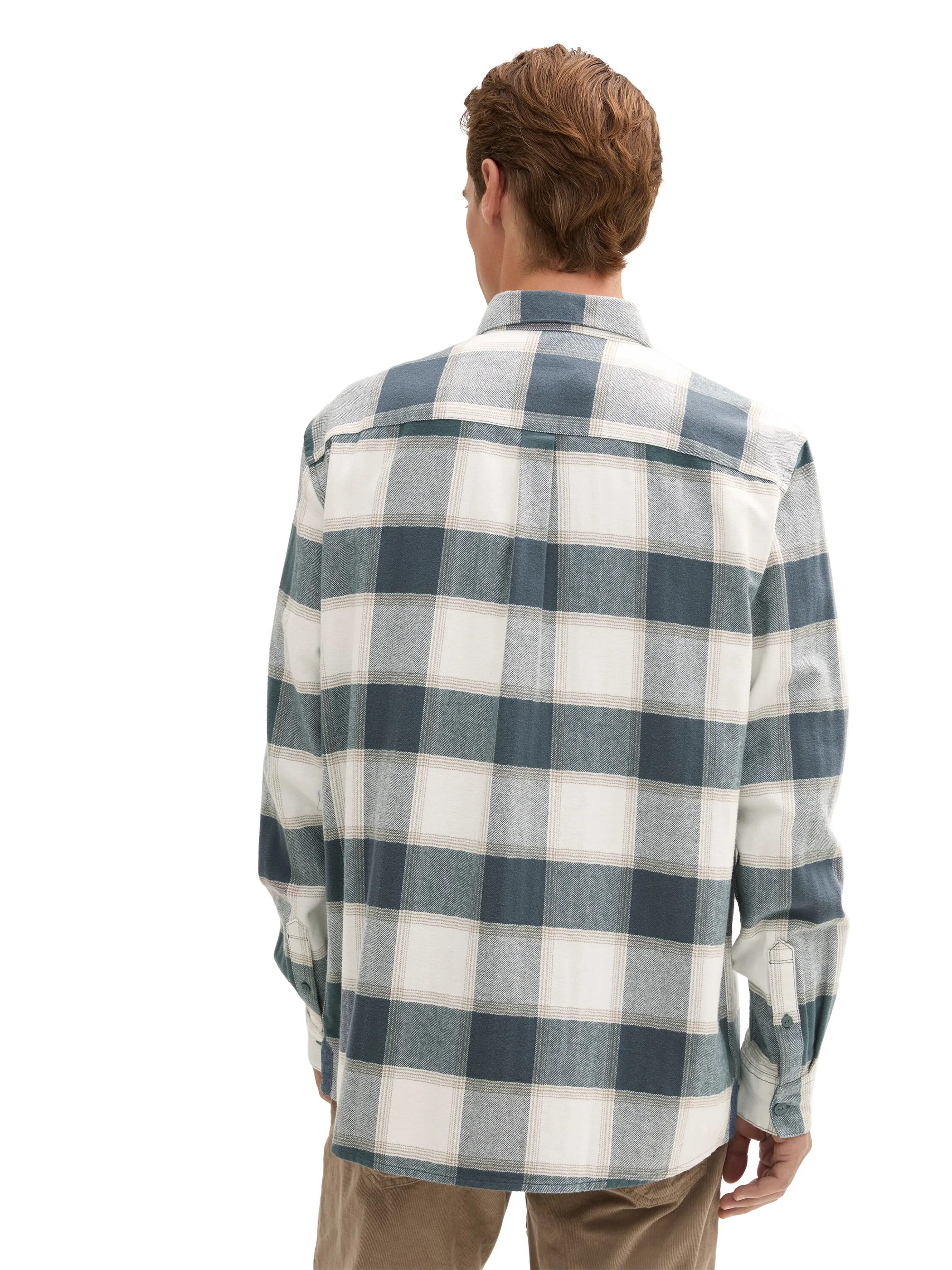 Tom Tailor 1043798 comfort checked shirt Weiß 903294 36634 2 Tom Tailor 1043798 comfort checked shirt Weiß 903294 36634 2