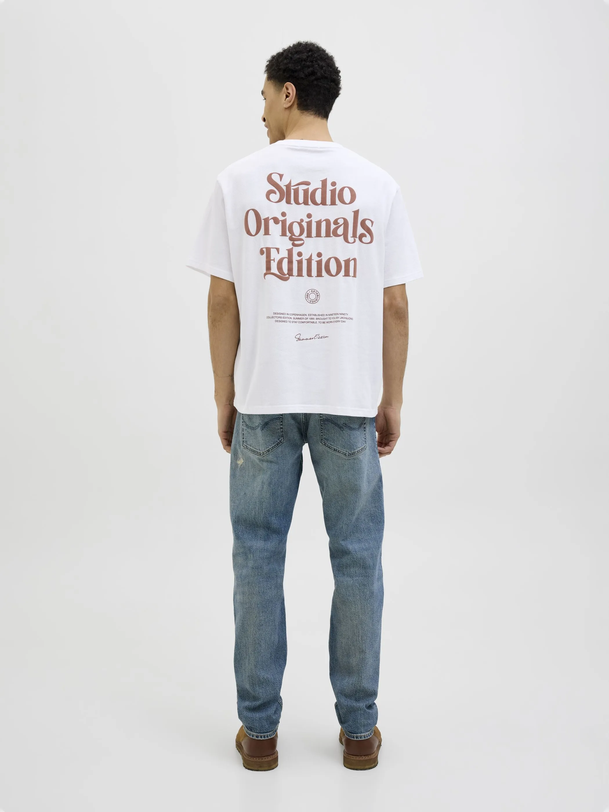 Jack Jones 12277559 JORACAPULCO TYPE TEE Weiß 910468 177627 4