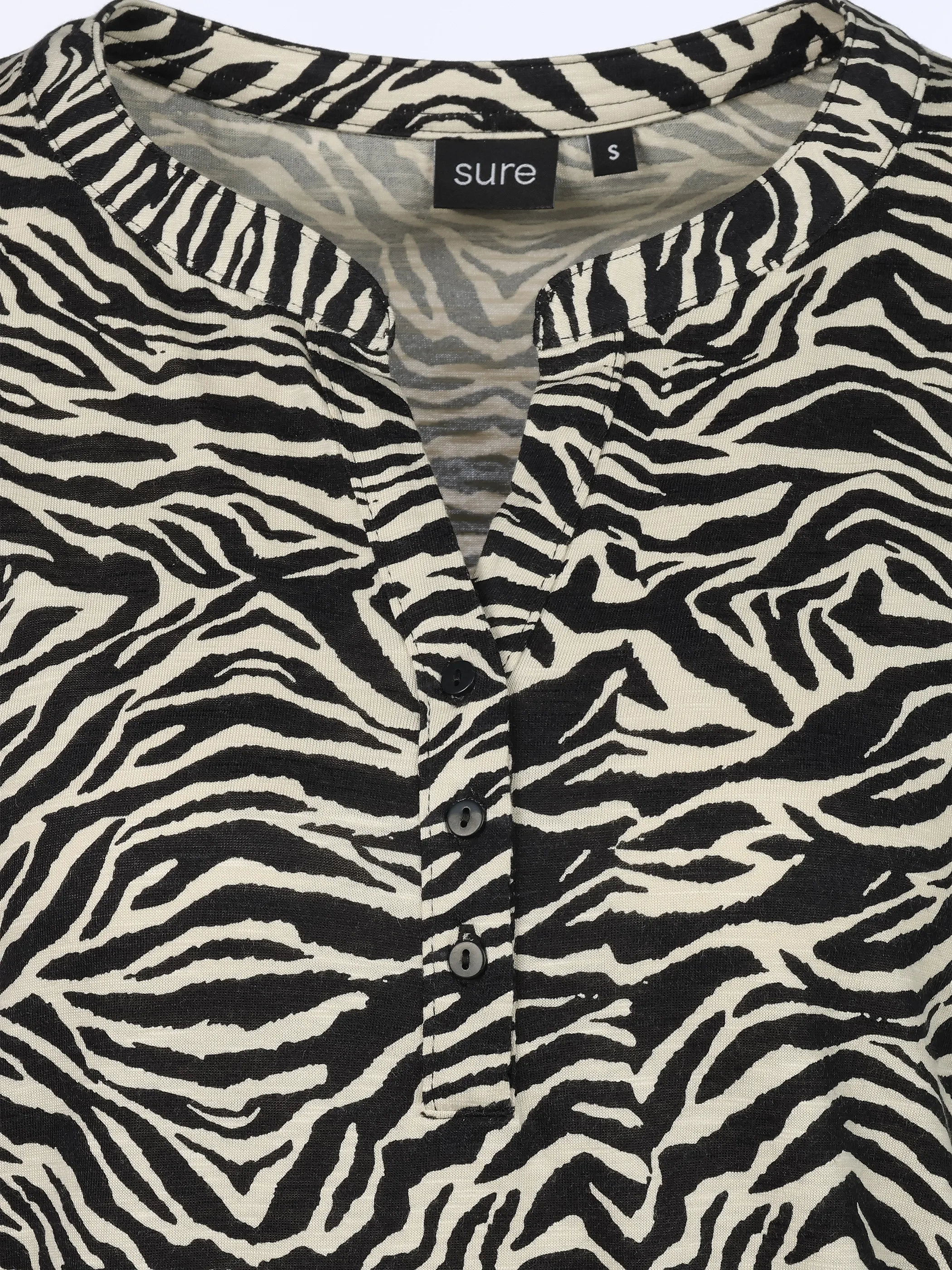Sure Da-Print-Shirt Schwarz 907082 ZEBRA 3