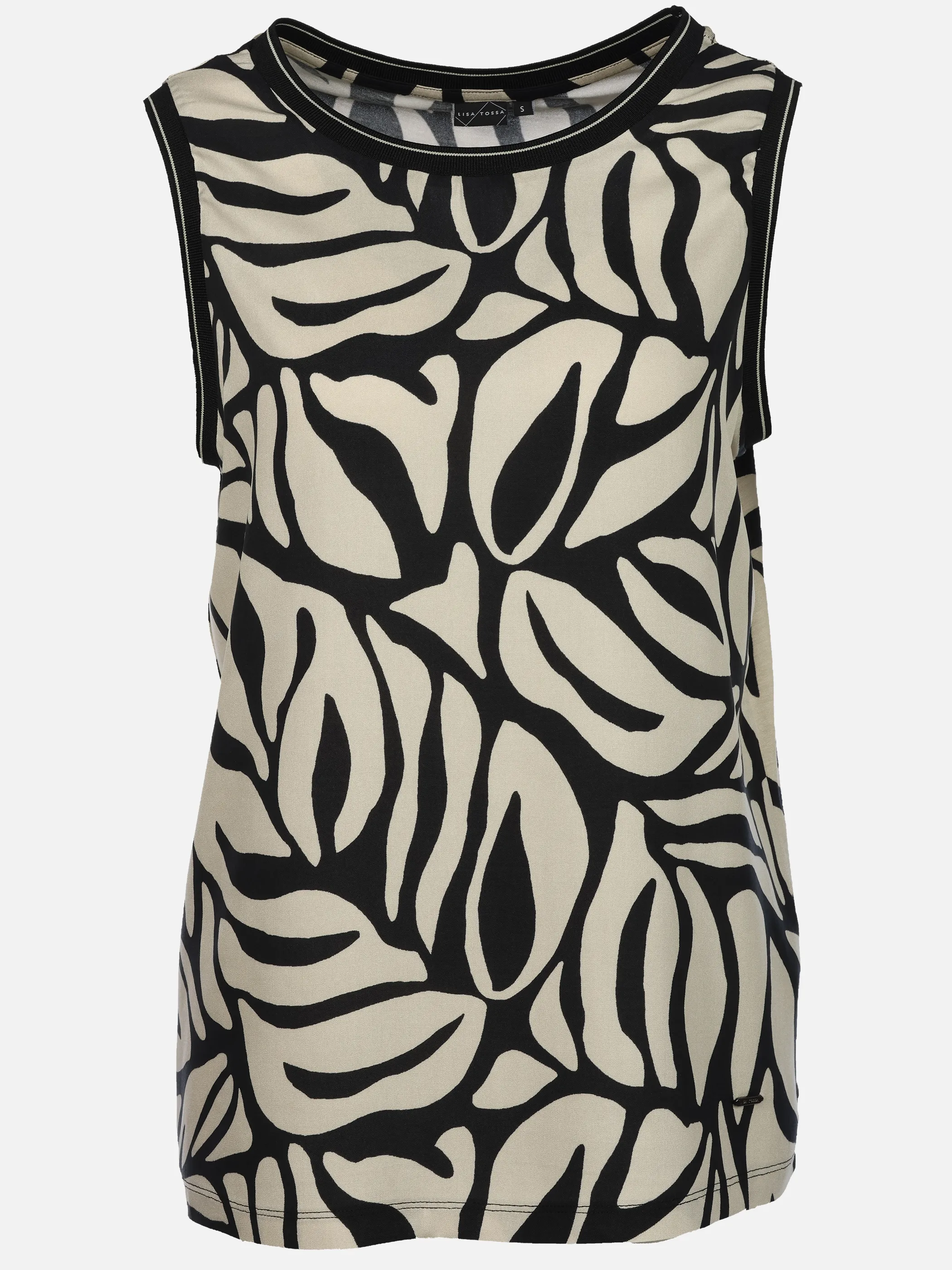 Lisa Tossa Da-Top m. Strick-Bündchen Beige 926186 OAK 1