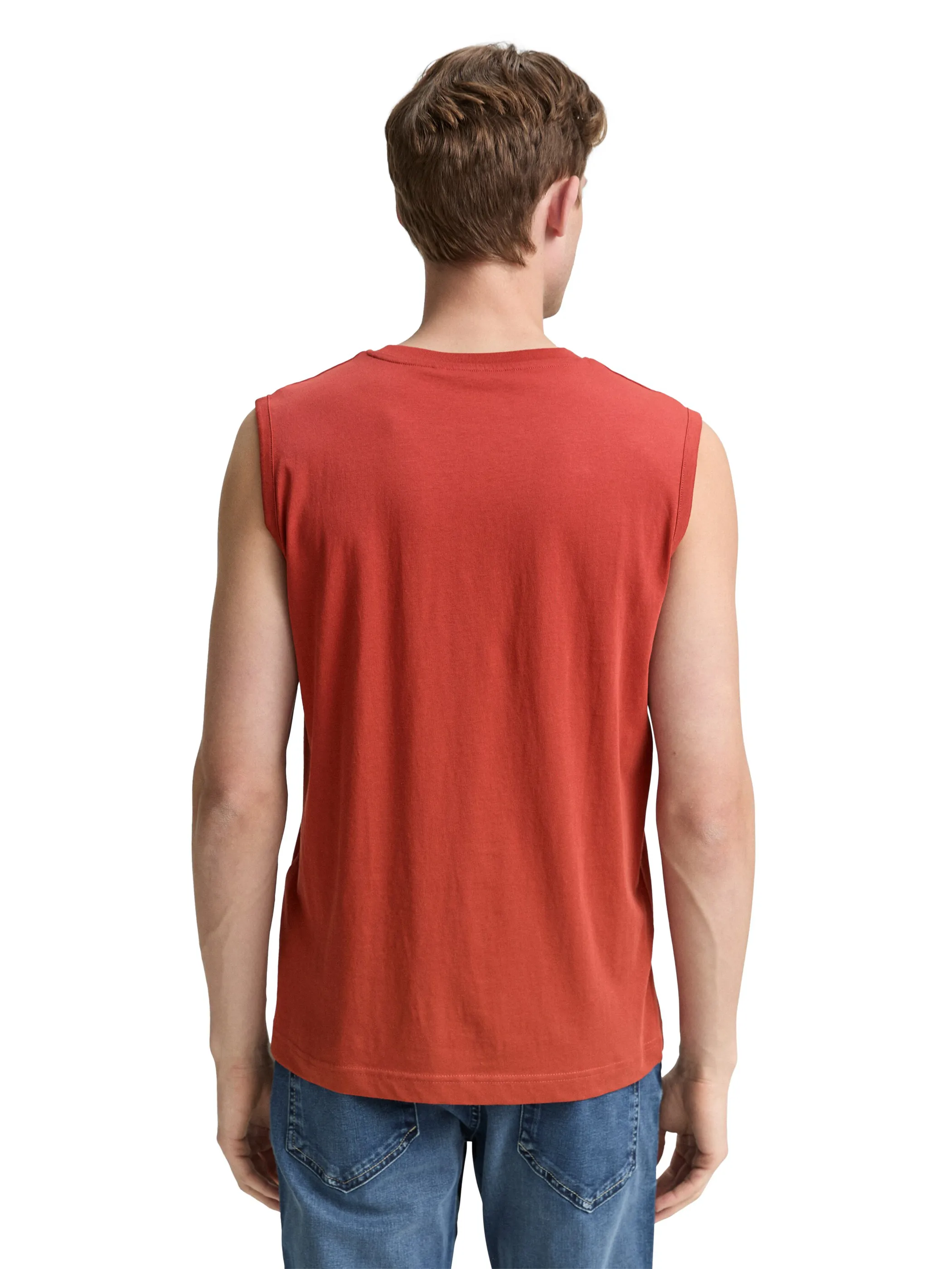 Tom Tailor 1046790 tanktop with print Rot 910587 14302 2
