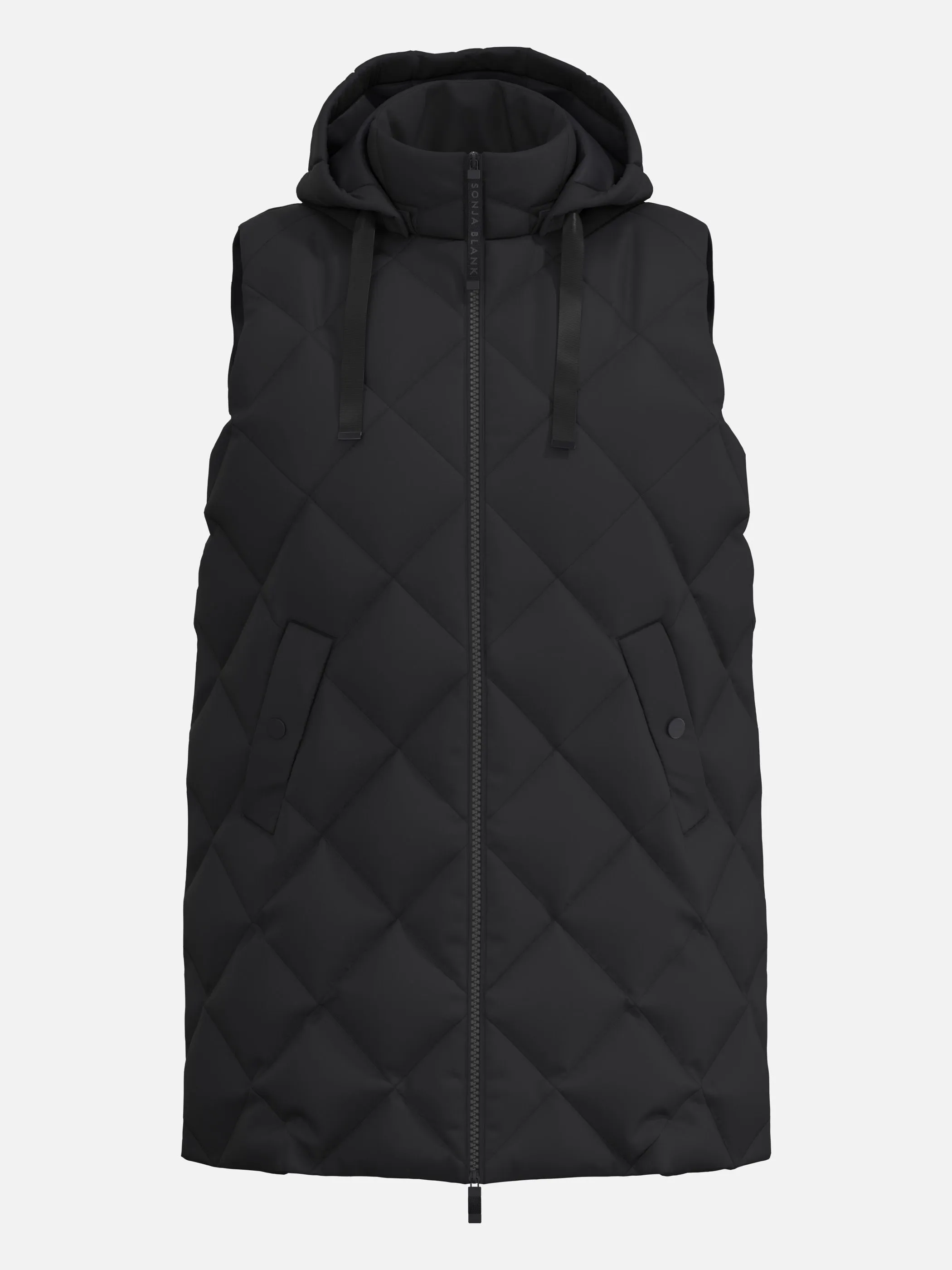 Sonja Blank Da-gr.Gr. Weste Schwarz 930019 BLACK 4