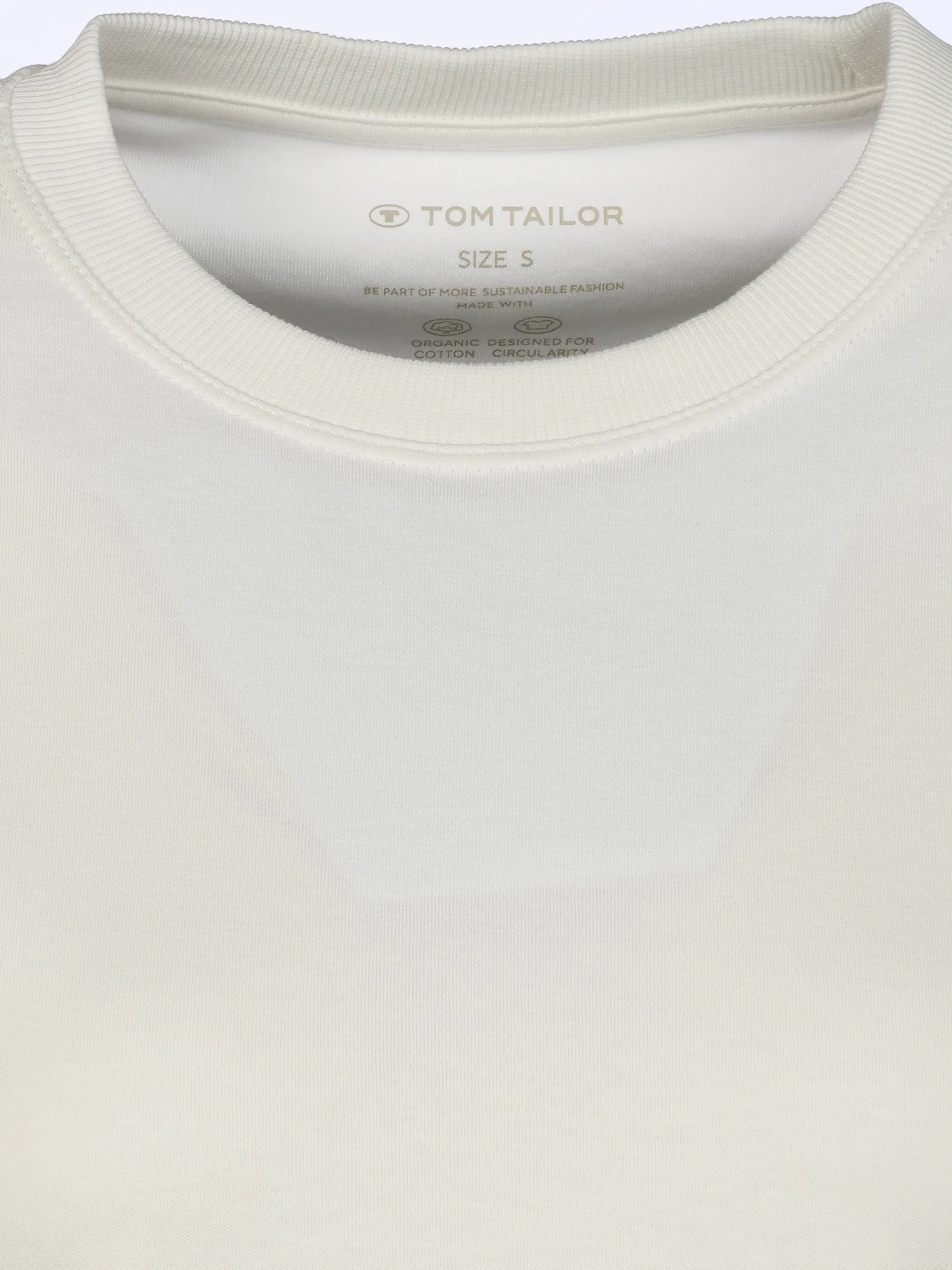 Tom Tailor 1050424 NOS T-shirt  crew neck basic interlock Weiß 922031 10315 3