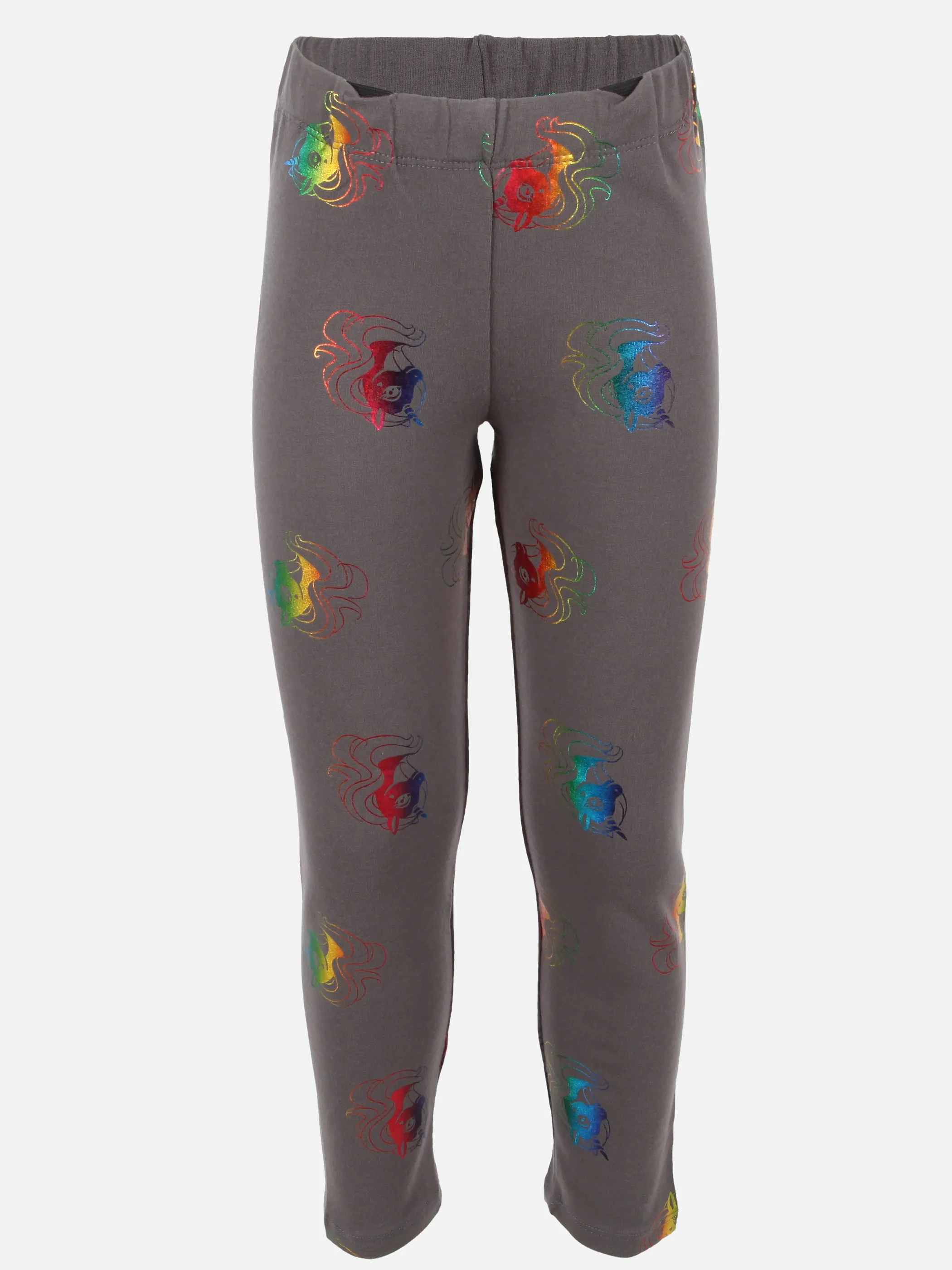 One Way MG Leggings mit Einhorn AOP in Magnet Grau 921618 GRAU 1