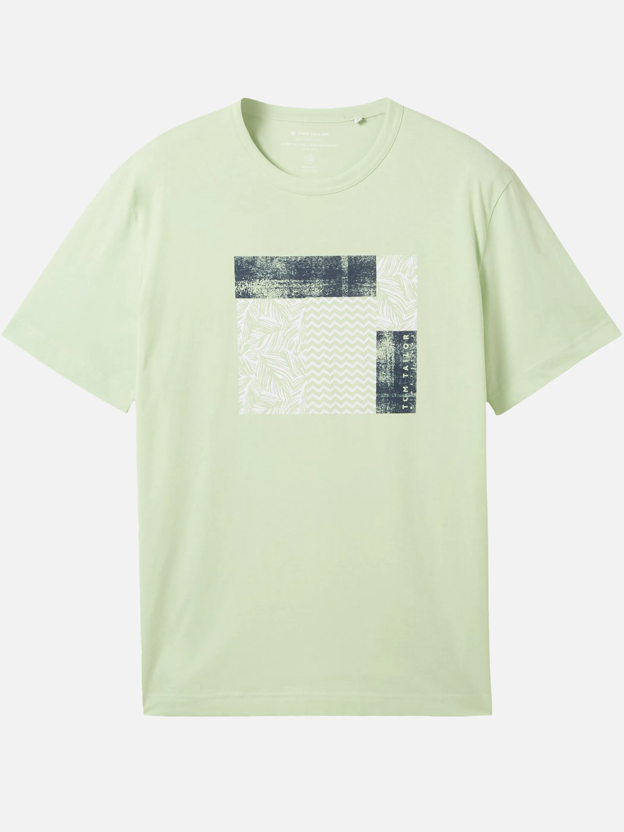 Tom Tailor 1041793 printed t-shirt Grün 895690 35169 1