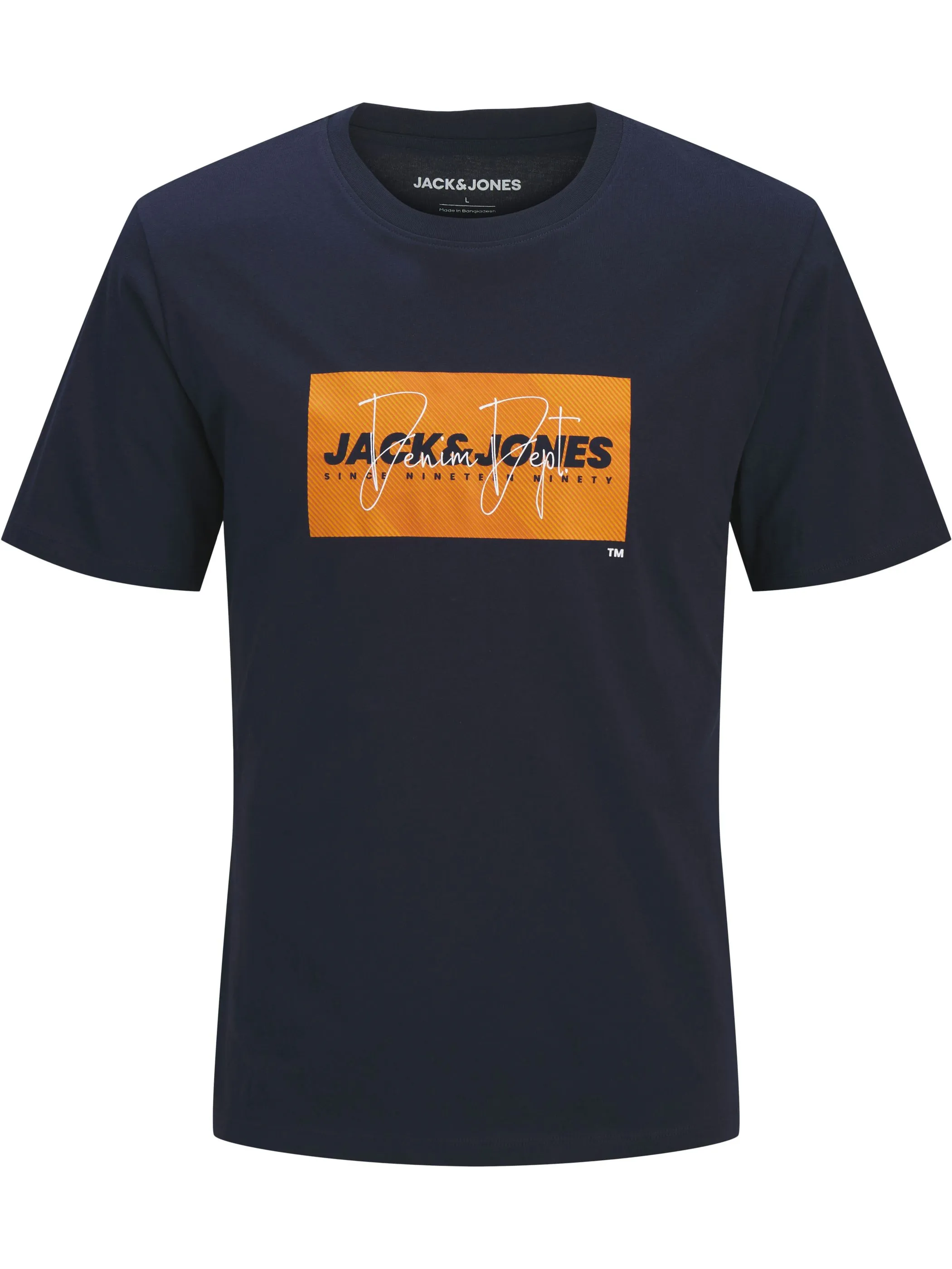 Jack&Jones Junior 12289944 JJCOLE PRINT TEE SS CREW NECK JNR Blau 920172 175876 1