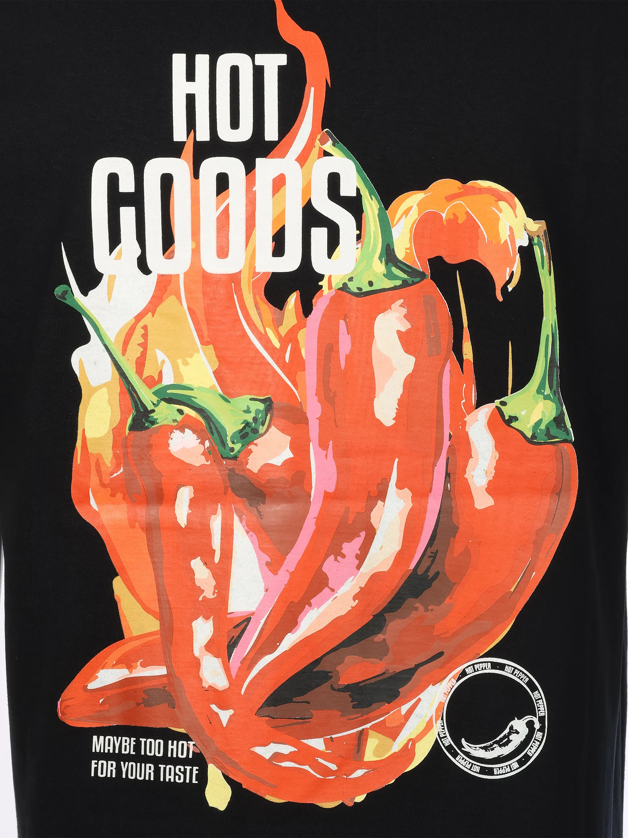 IX-O H12078M22629AAWG YF He-T-Shirt mit Backprint Schwarz 925918 23400 3