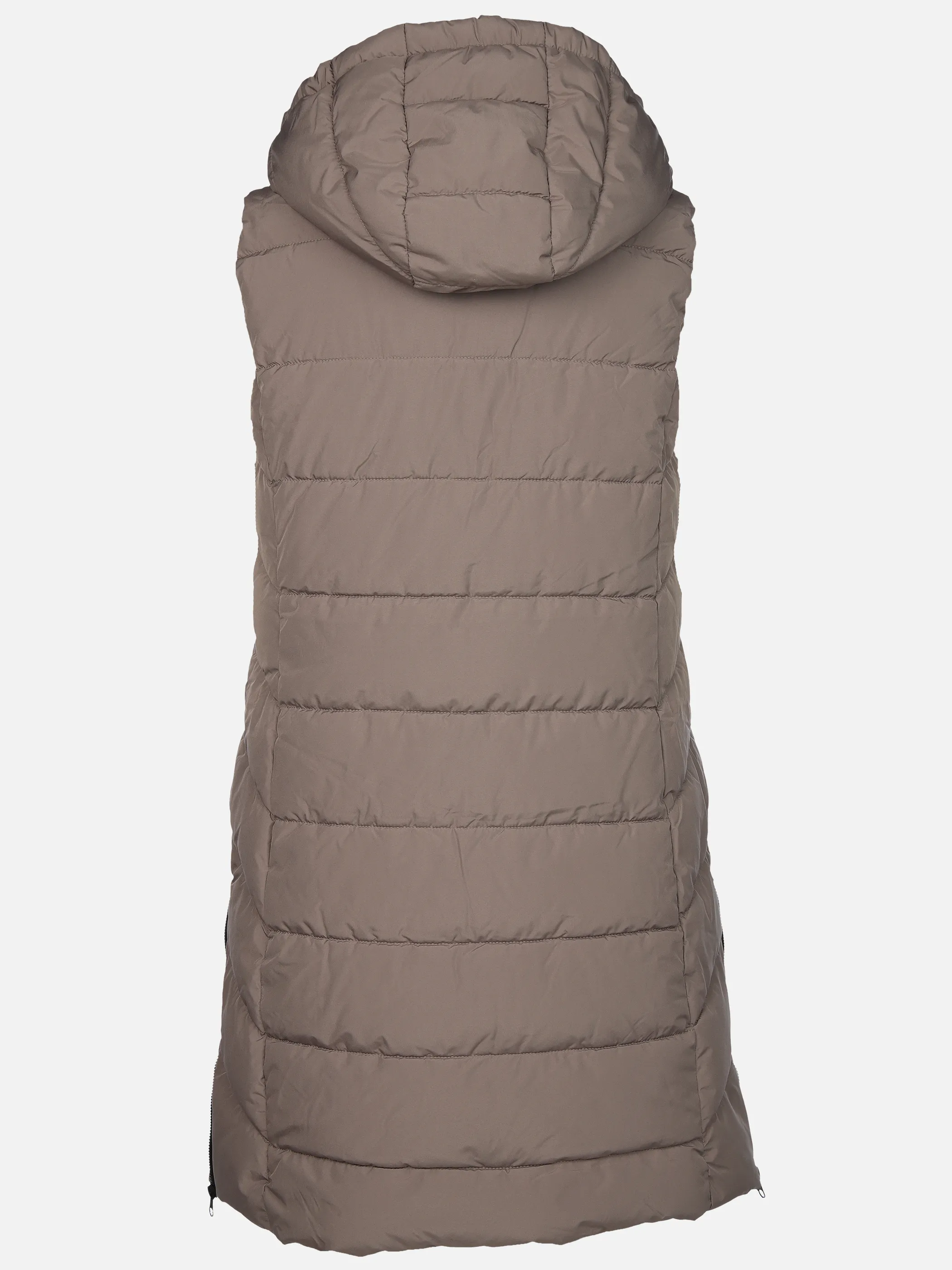 Sure Da-Steppweste lang Grau 912530 TAUPE 2