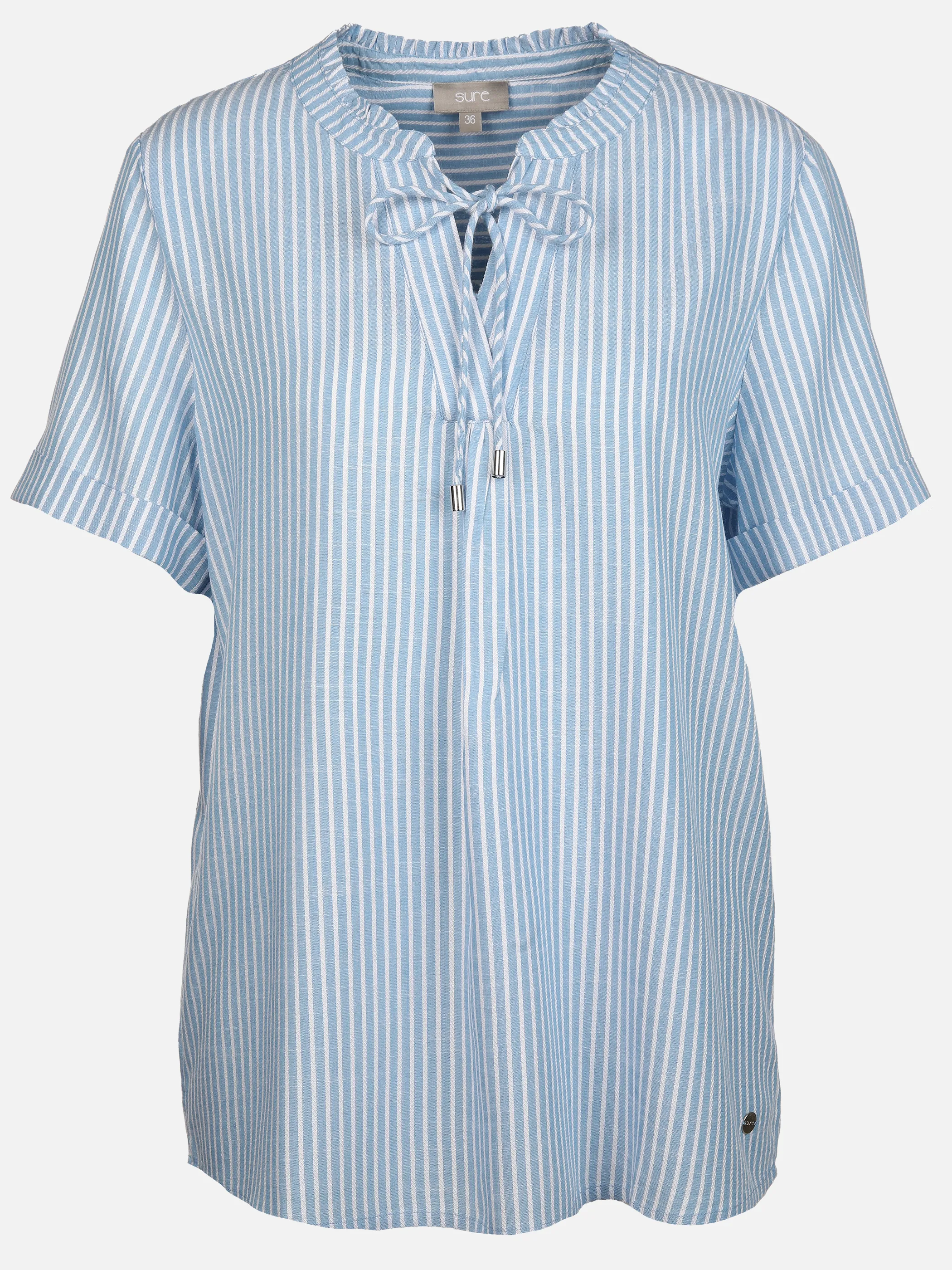 Sure Da-Streifenbluse Blau 890197 BLAU 1 Sure Da-Streifenbluse Blau 890197 BLAU 1