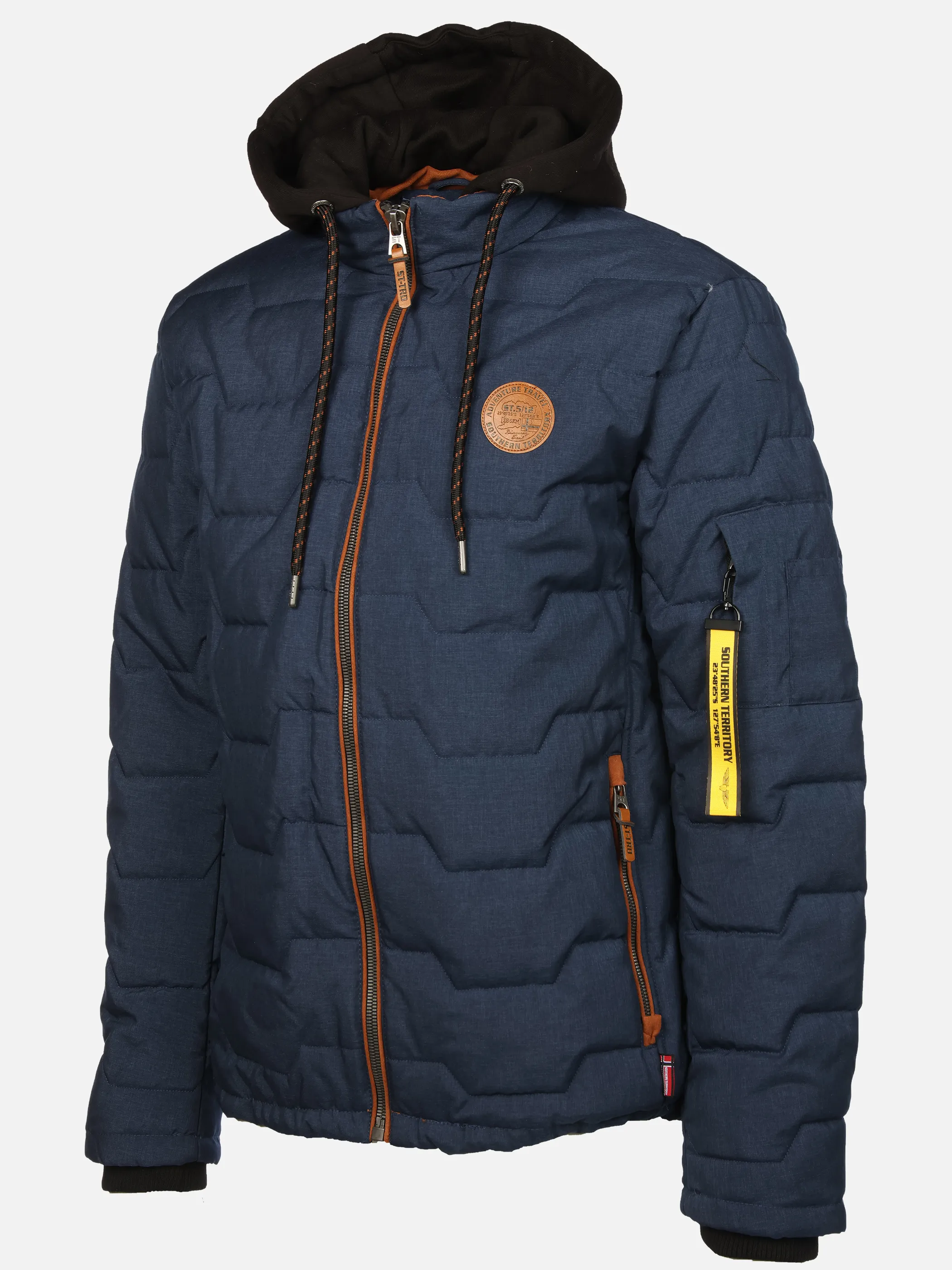 Southern Territory He. Steppjacke melange Blau 912700 1000 3
