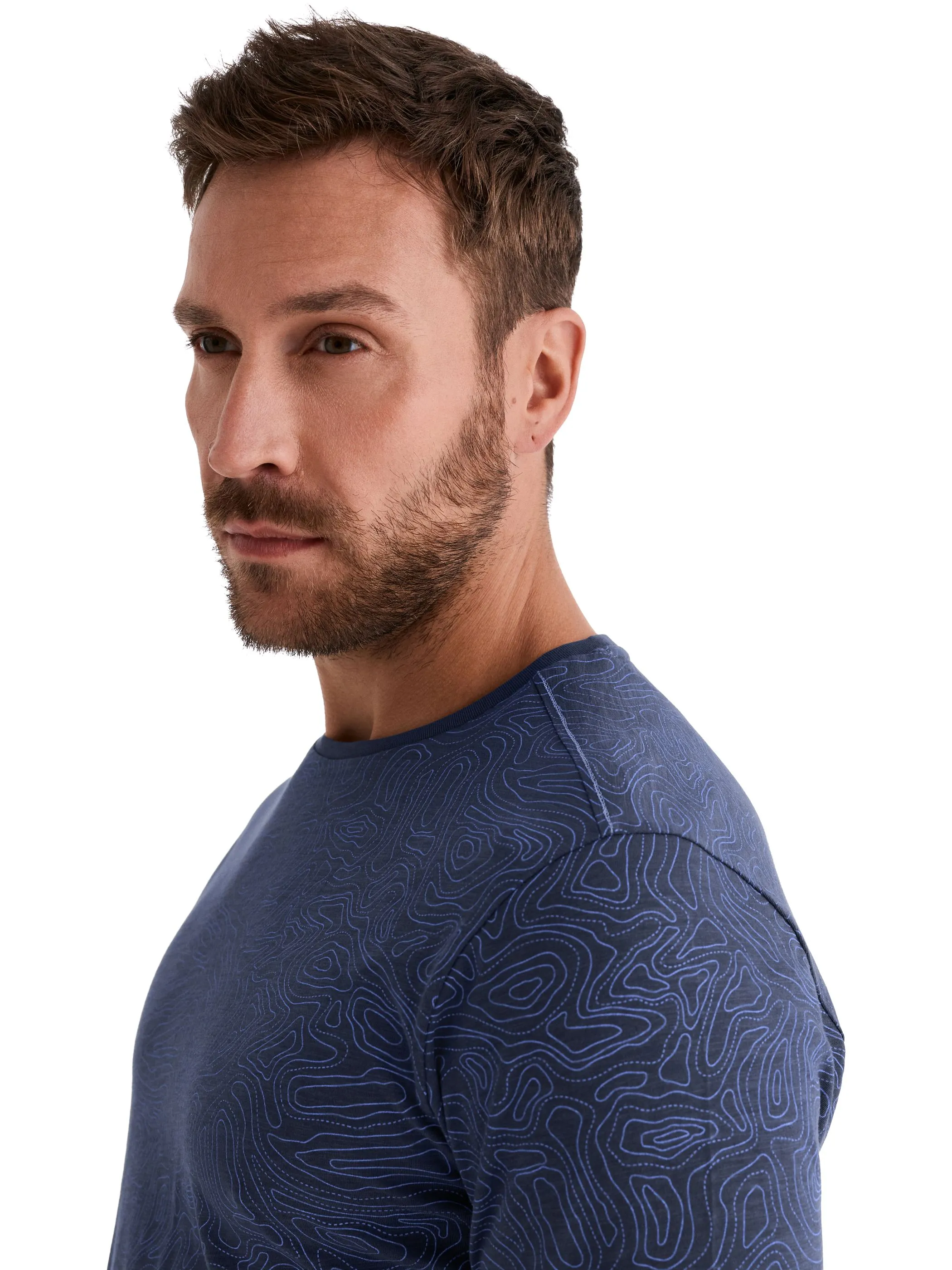 HERO by John Medoox 74306490009155 He-T-Shirt TIM,XXXL,b Blau 928350 9155 3