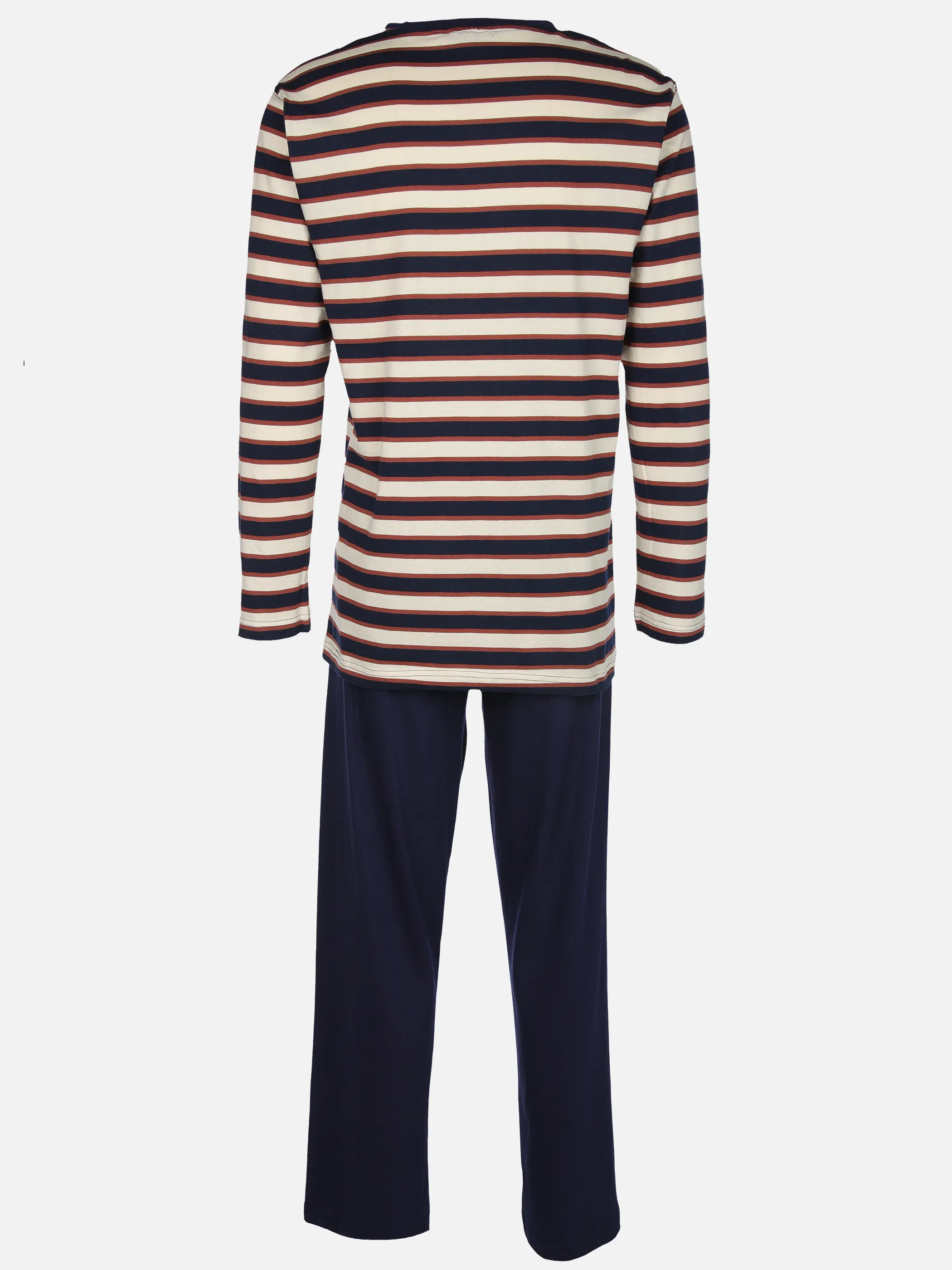 Jim Spencer He. Schlafanzug lang Ringel Blau 913550 NAVY 2