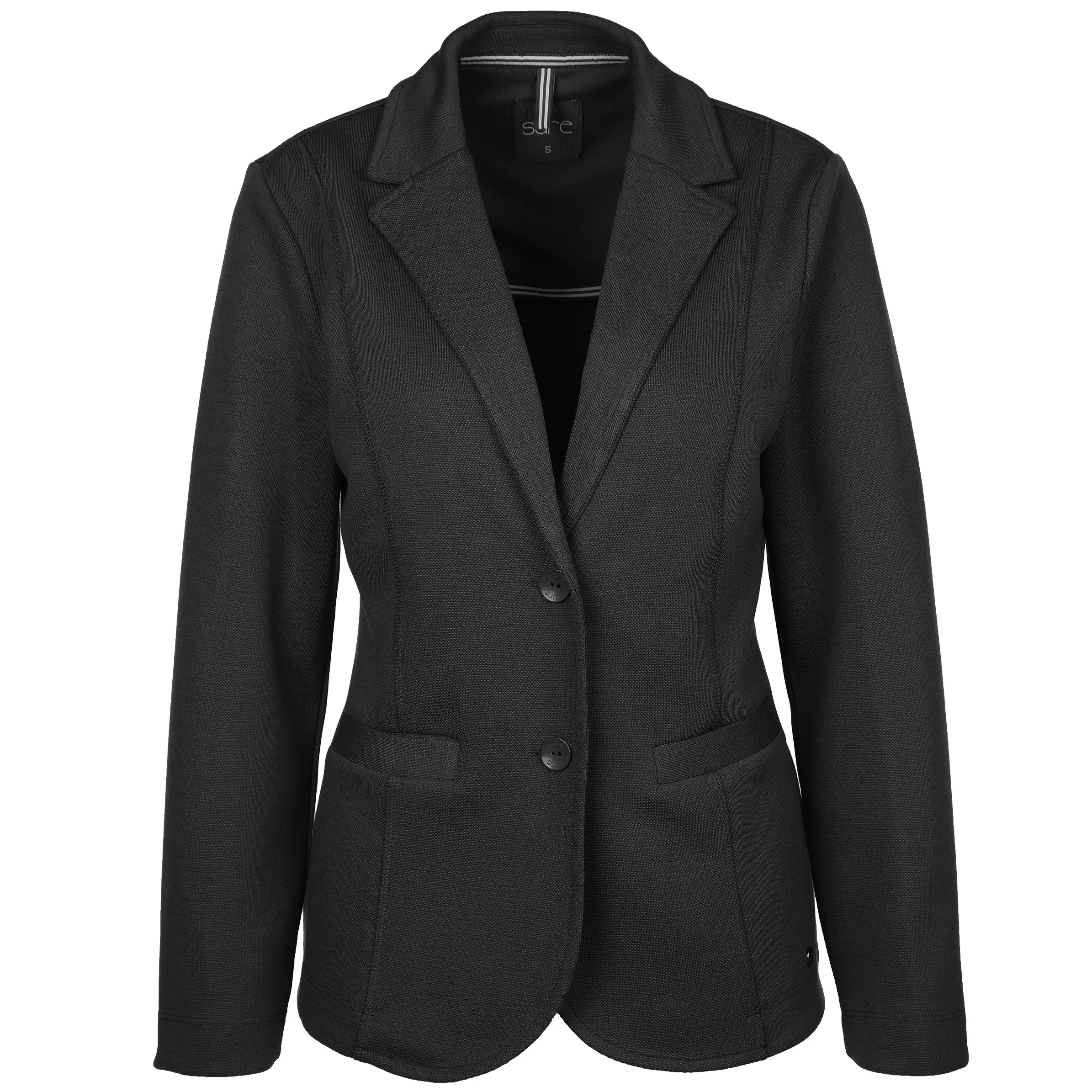 Sure Da-Jerseyblazer m. Knöpfen Schwarz 886058 SCHWARZ 1