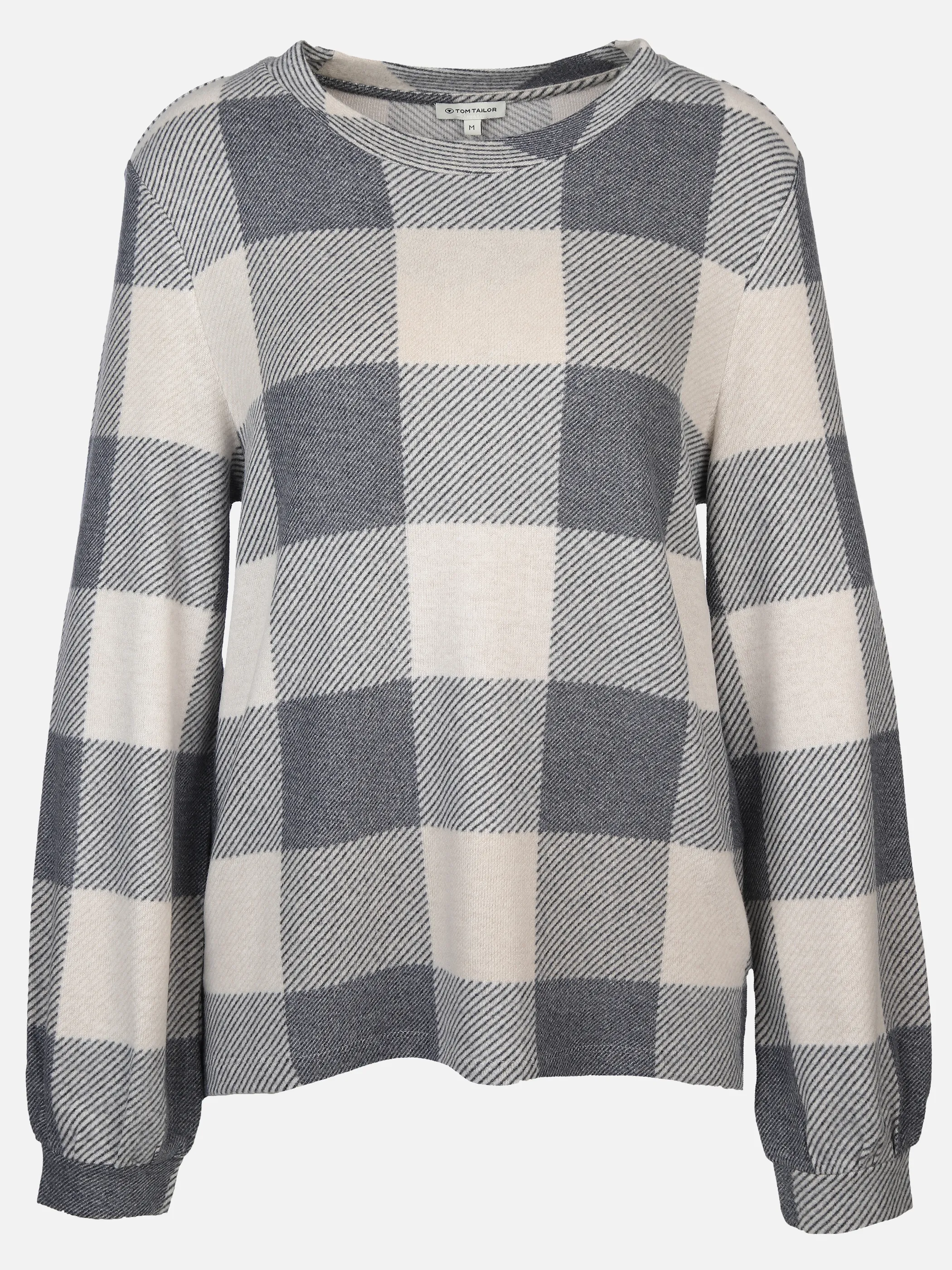 Tom Tailor 1043154 T-shirt cosy check Marine 898616 36150 1 Tom Tailor 1043154 T-shirt cosy check Marine 898616 36150 1