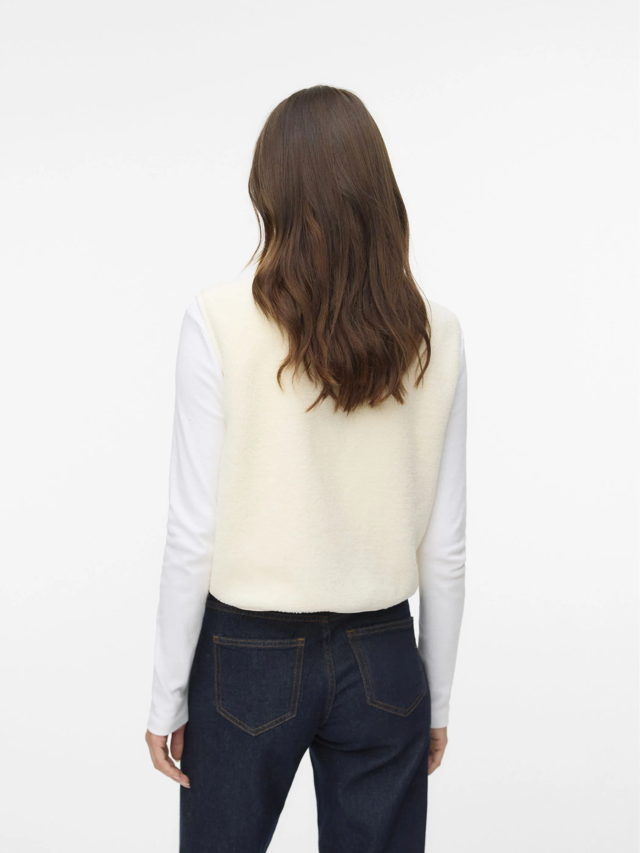 Vero Moda 10337854 VMGILLY SL GILET JRS Beige 915293 222913 3