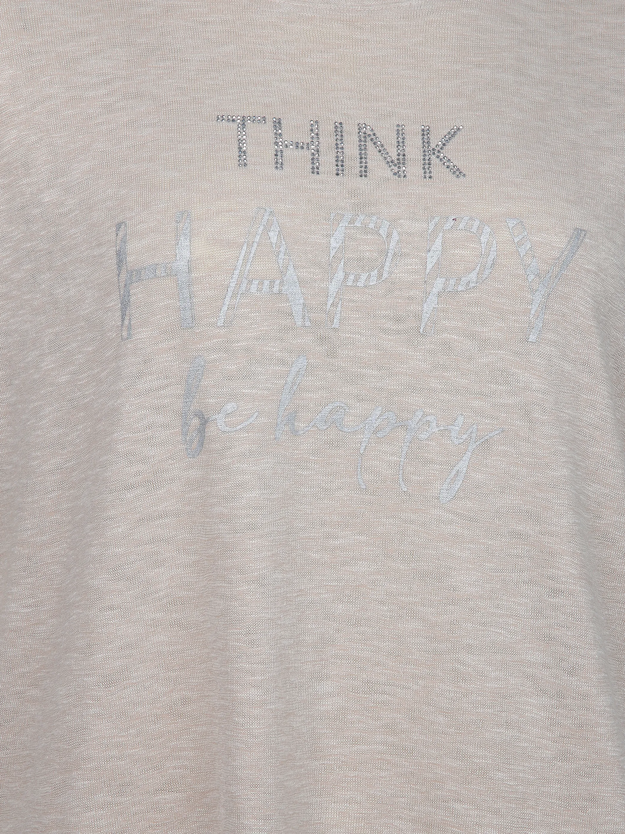 Sonja Blank Da-gr.Gr. Shirt m. Print Beige 909331 BEIGE 3
