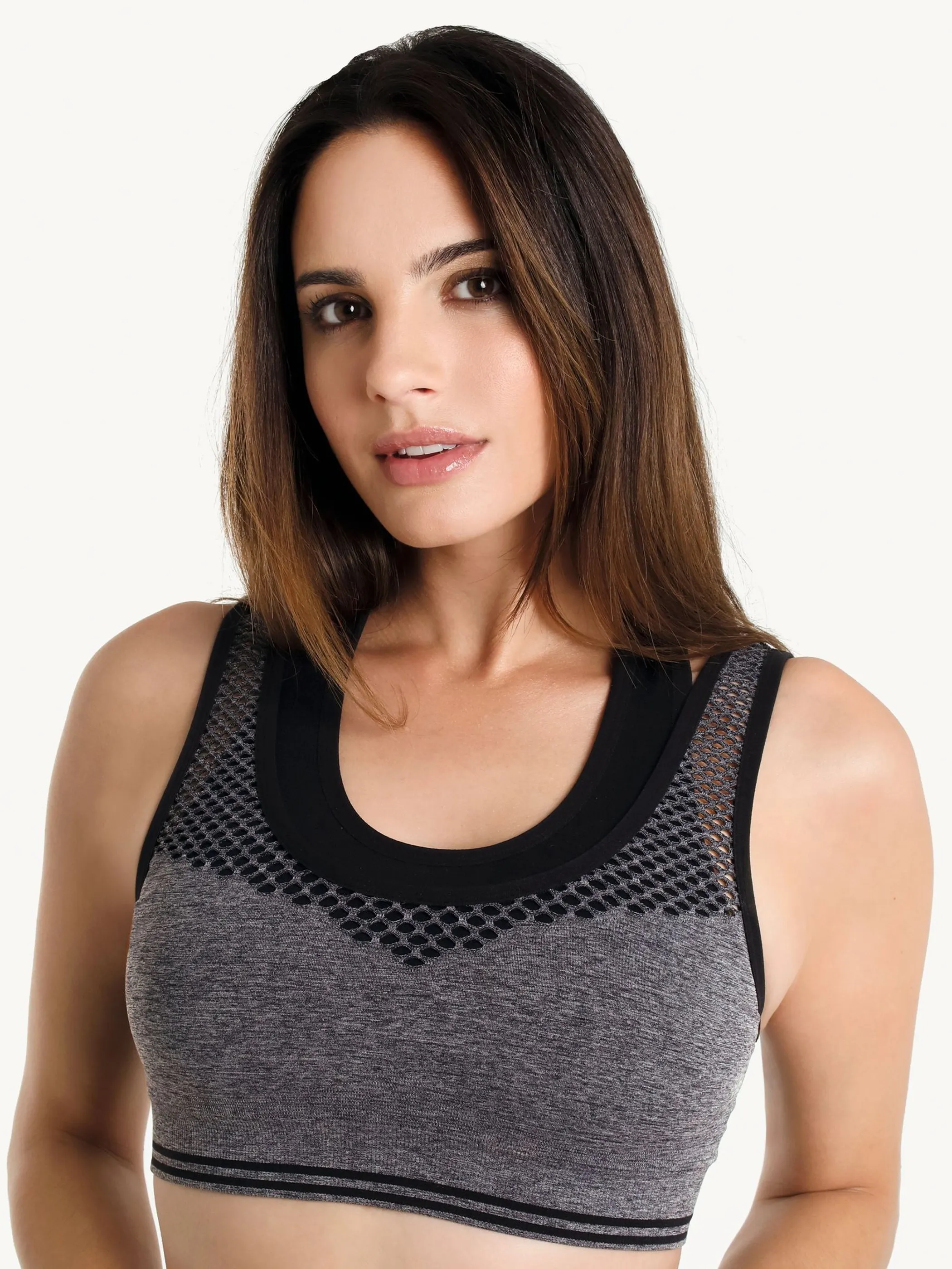 Sassa Sport BH mit herausnehmbaren E Grau 876812 DK GRAU 4
