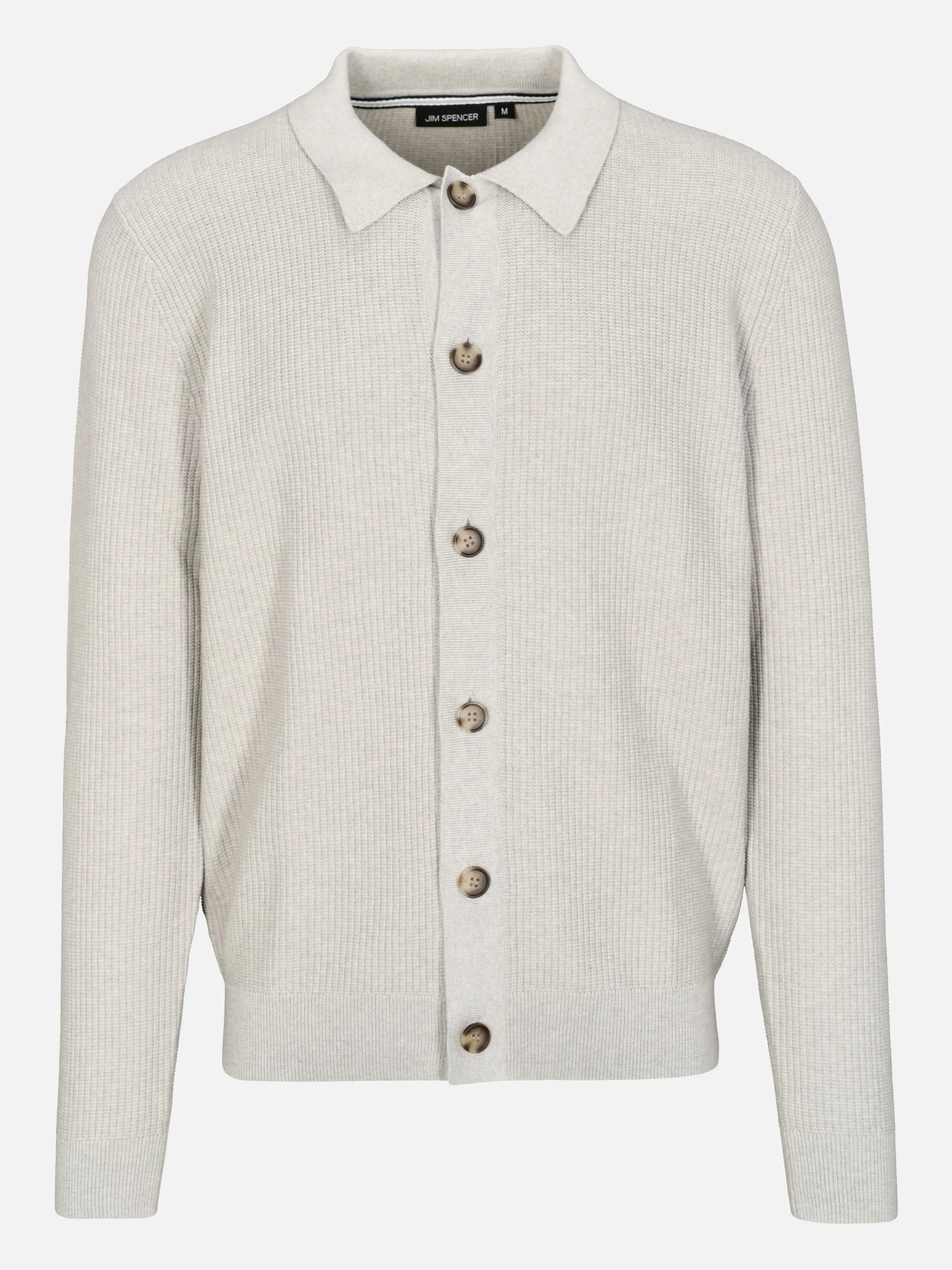Jim Spencer 219018990 Polo Cardigan Grau 933606 844 1