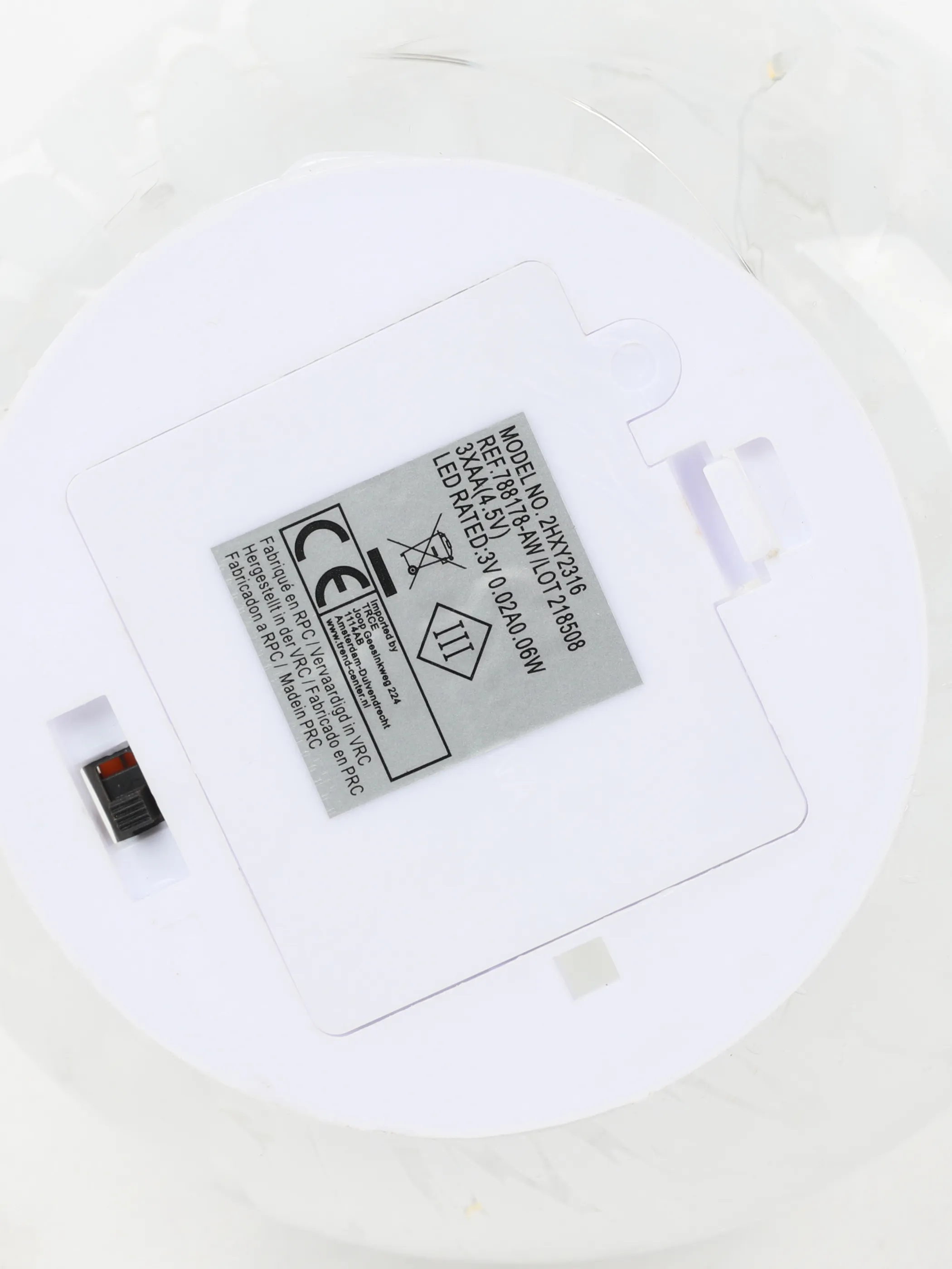 Deko Artikel Deko Ei LED Lampe 12x16 Weiß 922850 WEIß 3