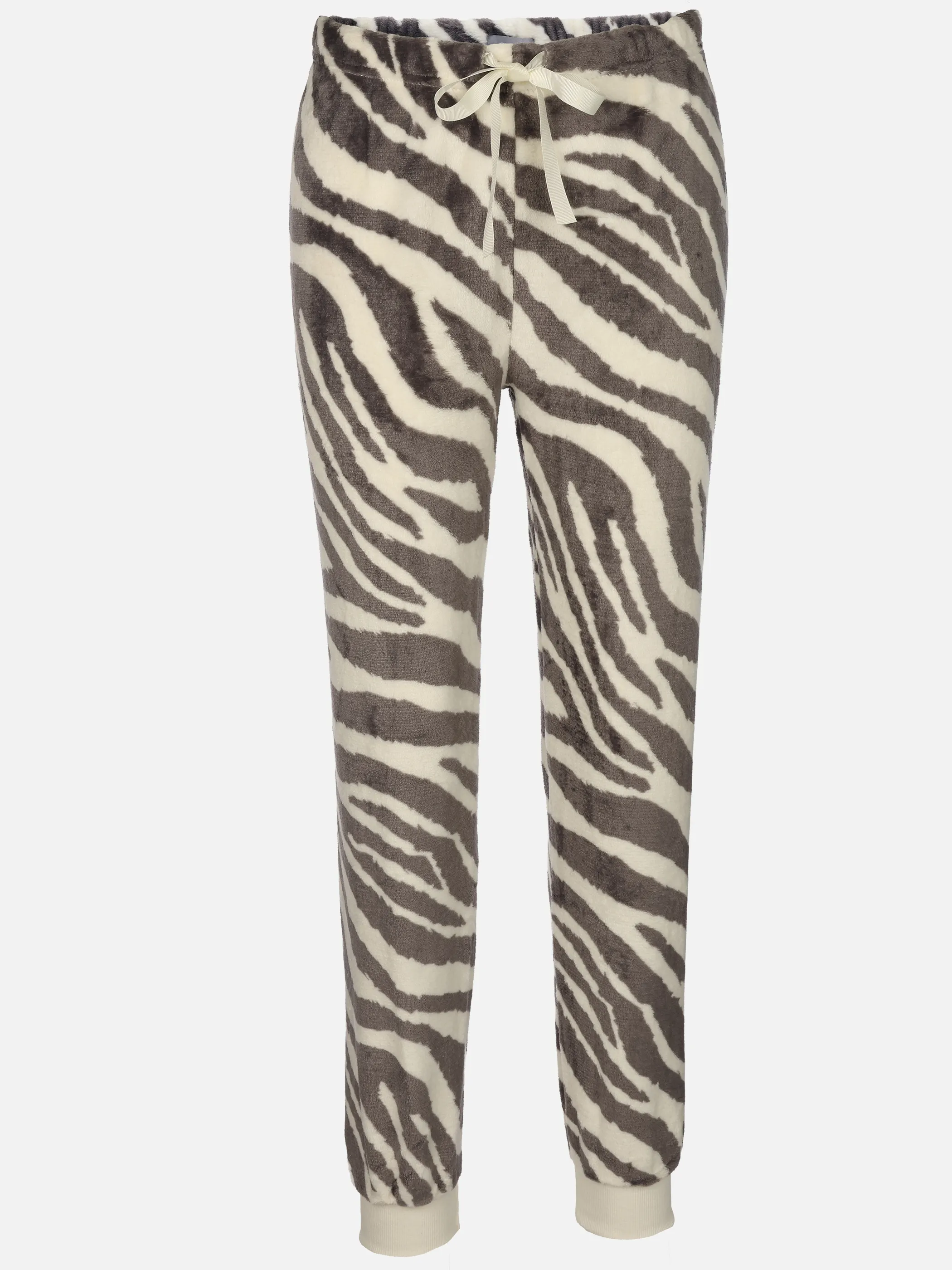 Sure Da. Kuschelfleecehose mit Bündchen Grau 932871 ZEBRA 1