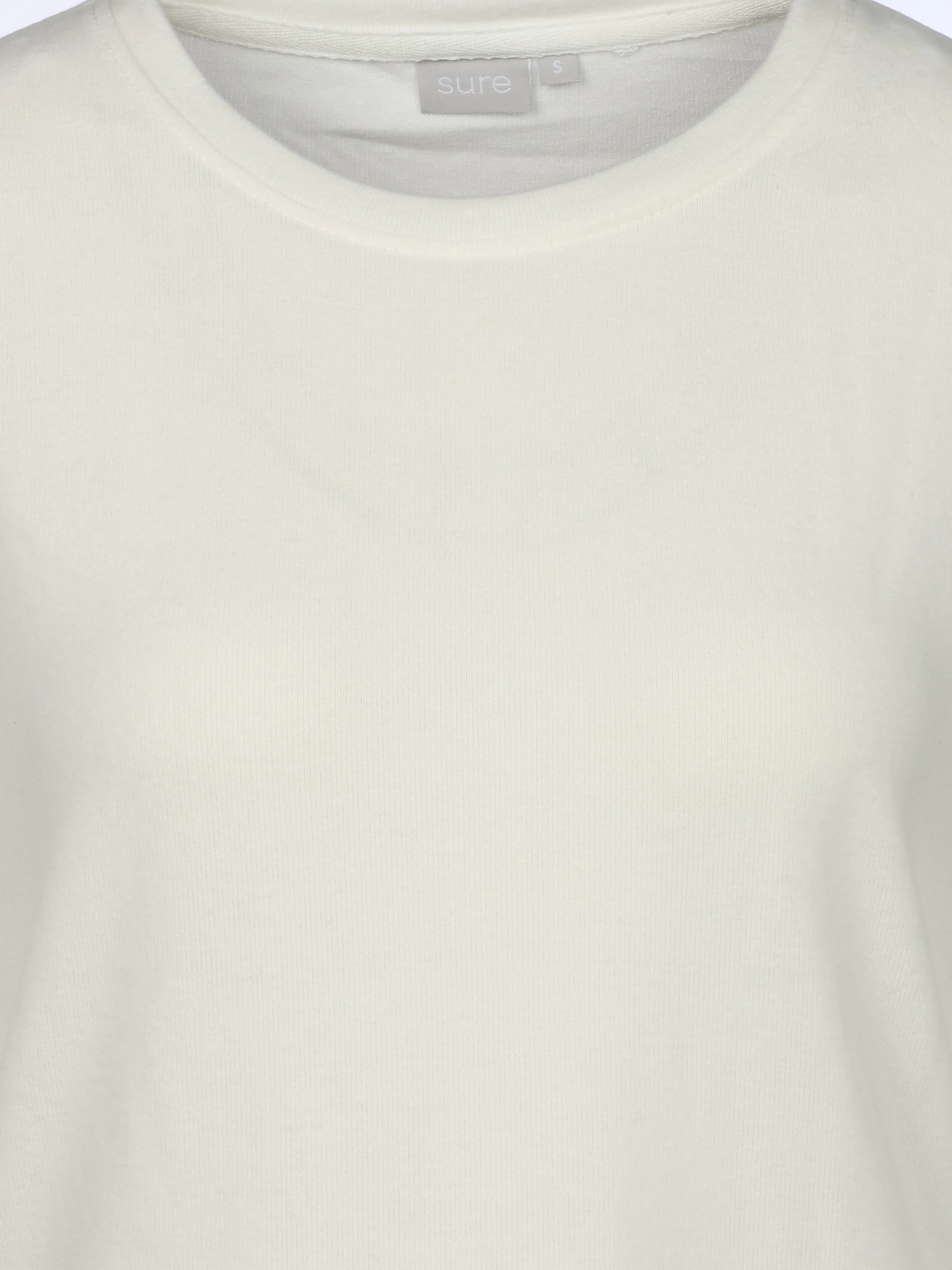 Sure Da. Schlafshirt Cozy Strick Weiß 932908 ECRU 3