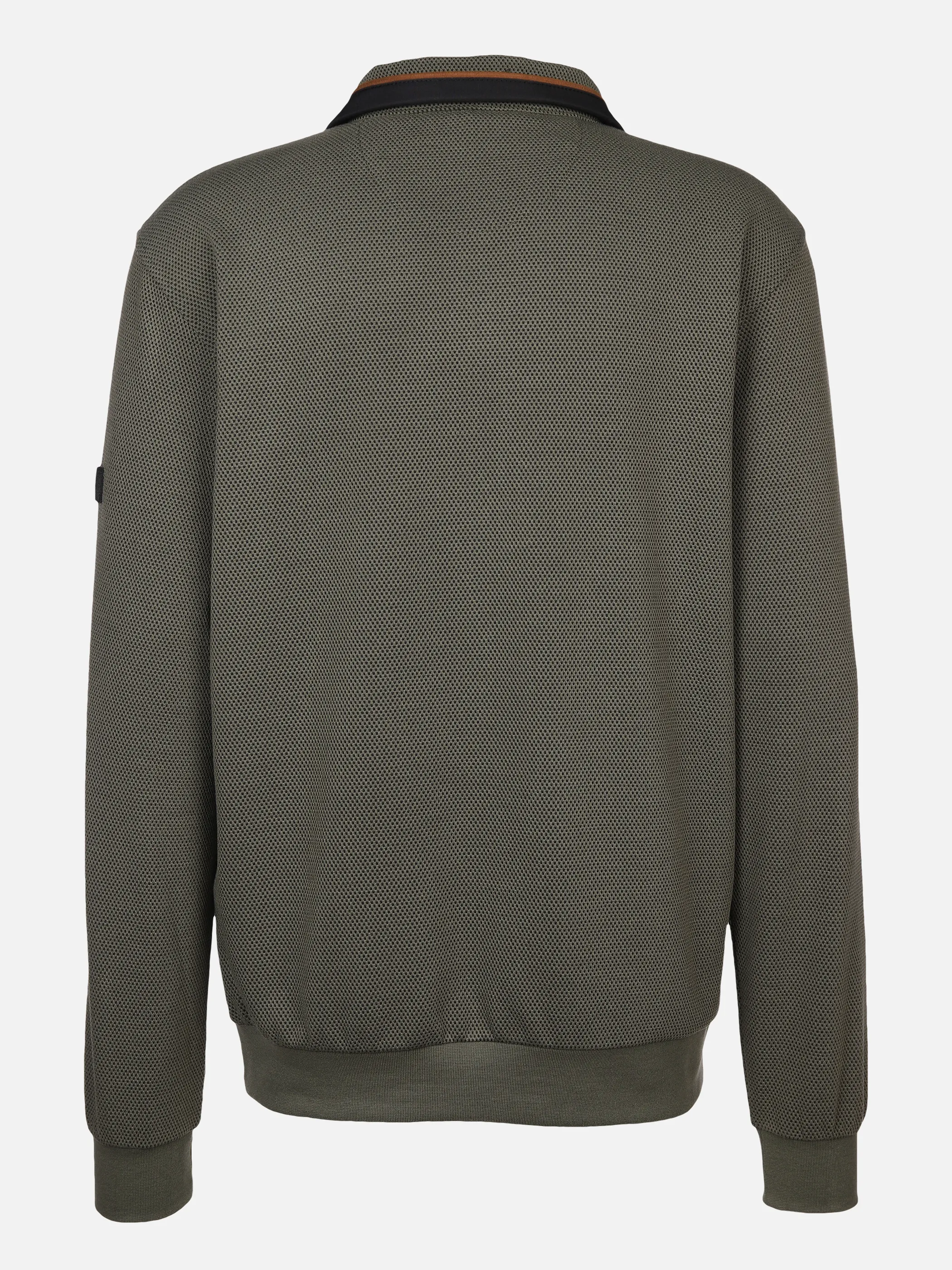 Jim Spencer He. Sweattroyer BT melange Grün 876043 KHAKI 2 Jim Spencer He. Sweattroyer BT melange Grün 876043 KHAKI 2