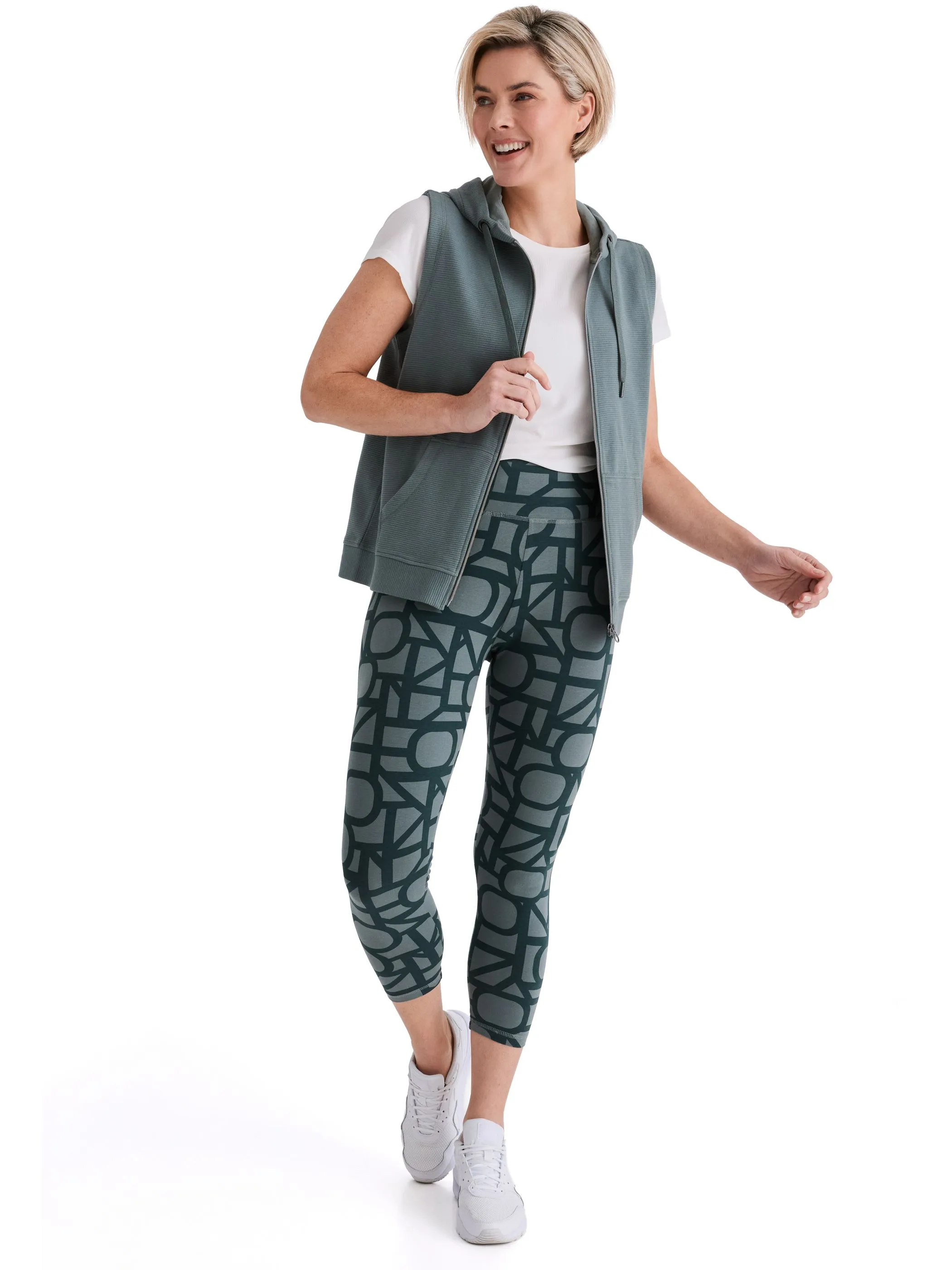 Stooker Athletic 07180390009147 Da-Caprihose PISA Grün 928269 9147 4