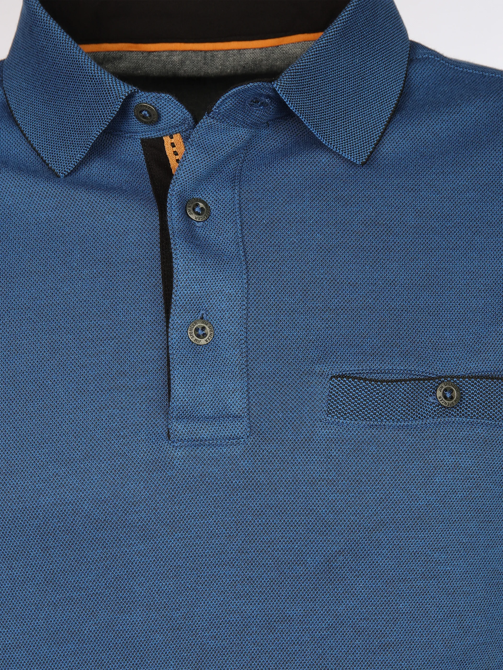Jim Spencer He. Poloshirt 1/1 Arm Jacquard Türkis 866258 AZUR 3 Jim Spencer He. Poloshirt 1/1 Arm Jacquard Türkis 866258 AZUR 3