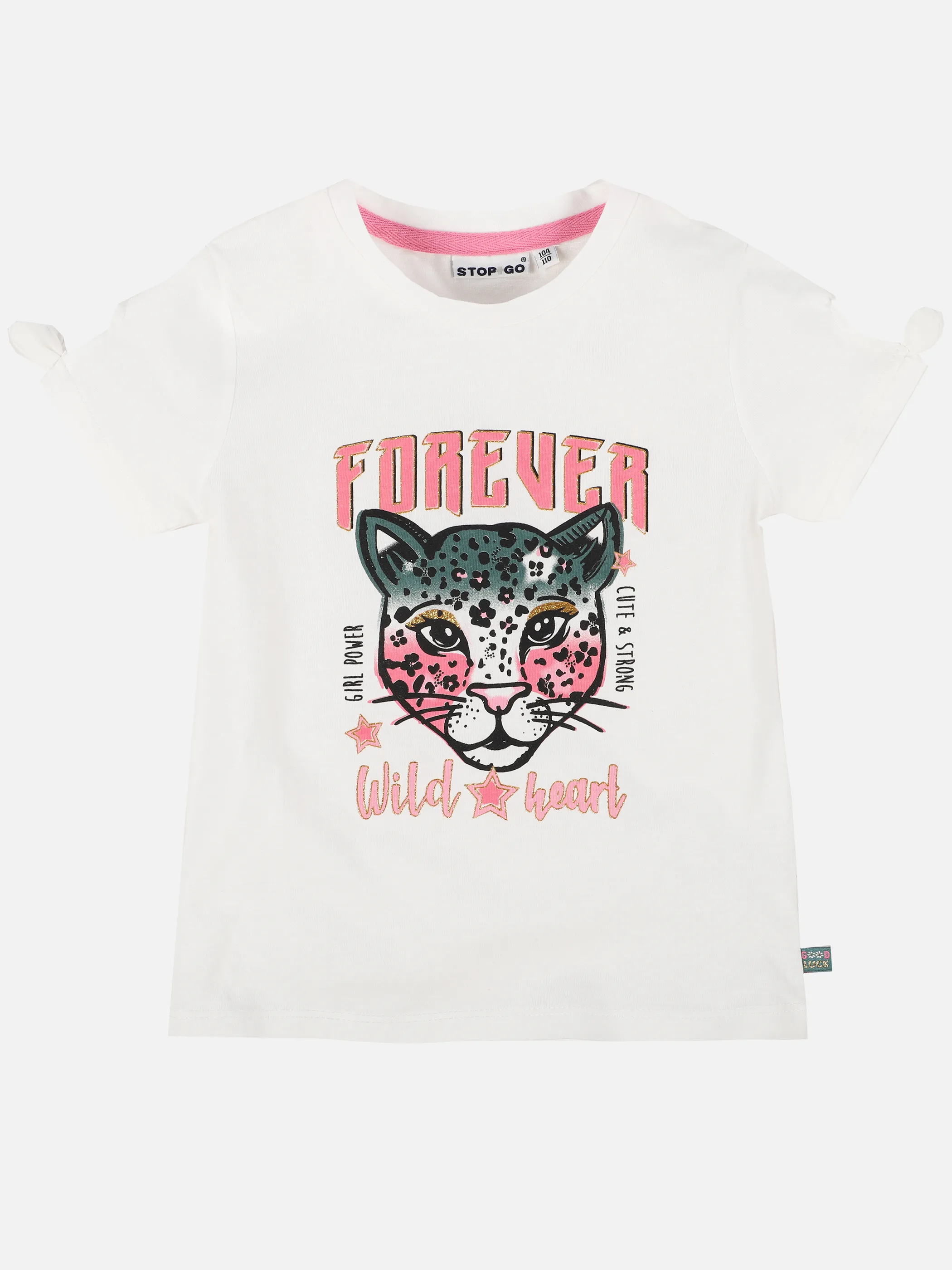 Stop + Go KM T-Shirt mit Frontdruck in weiß Weiß 891522 WEIß 1 Stop + Go KM T-Shirt mit Frontdruck in weiß Weiß 891522 WEIß 1