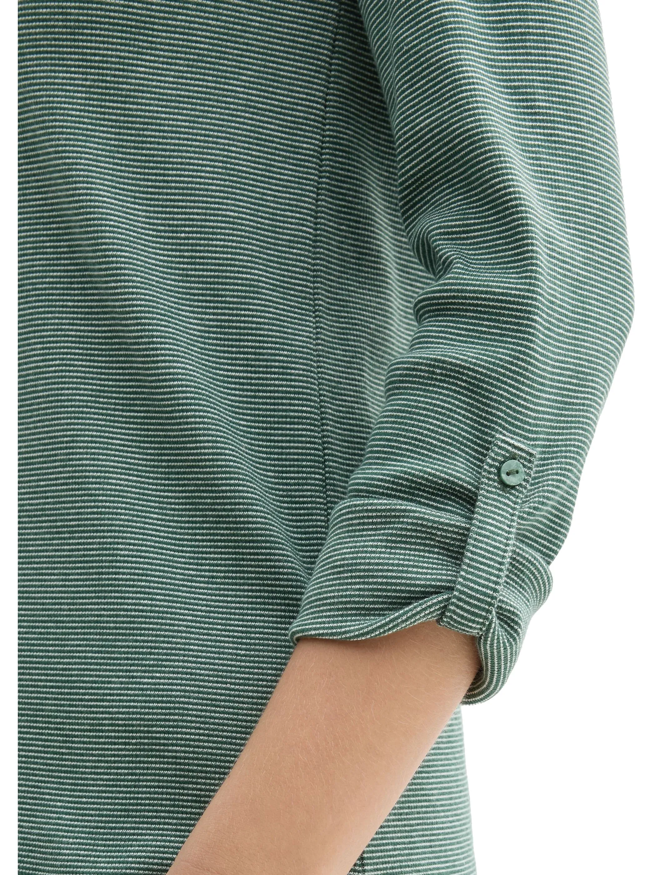 Tom Tailor 1024036 NOS henley shirt stripe Grün 845056 37444 3 Tom Tailor 1024036 NOS henley shirt stripe Grün 845056 37444 3