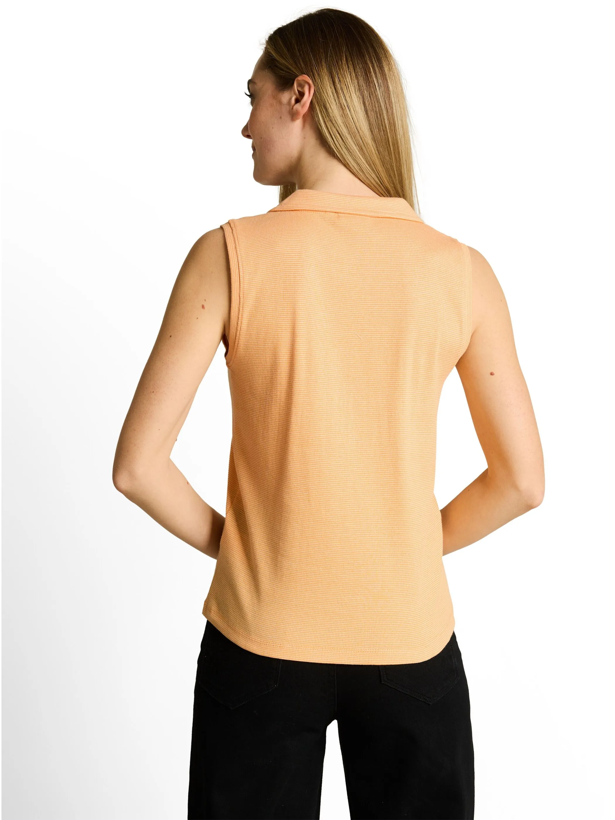 Tom Tailor 1051224 Top striped rib Orange 926007 40309 2