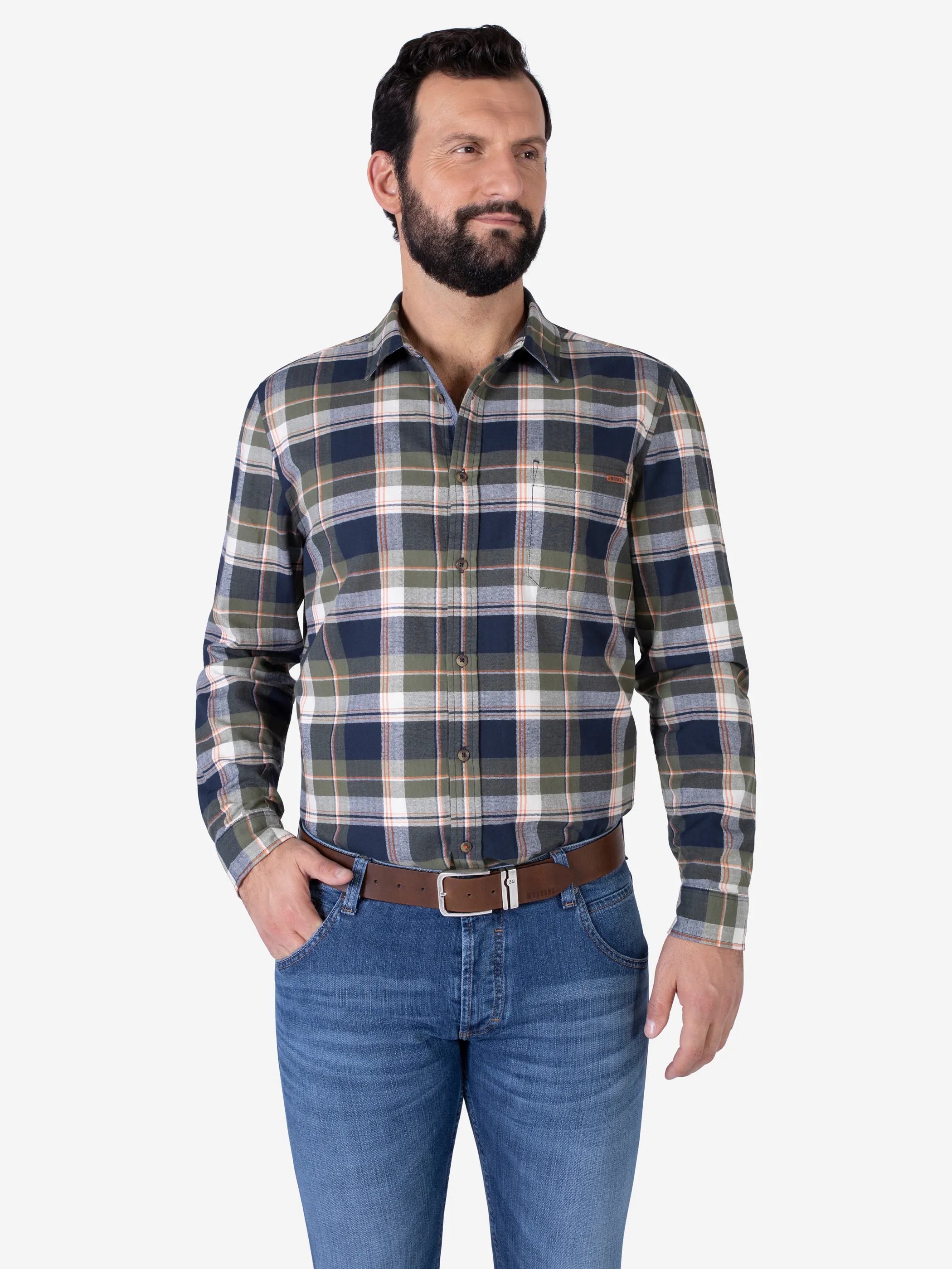 Mustang MG2031L14 40 mm Ledergürtel Q. Beige 885646 0660 4 Mustang MG2031L14 40 mm Ledergürtel Q. Beige 885646 0660 4