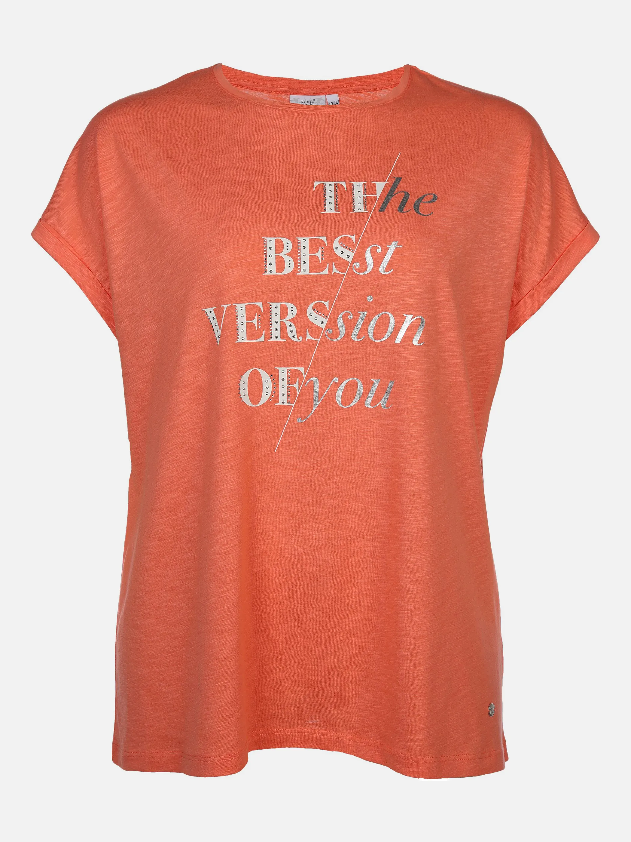 Sonja Blank Da-gr.Gr.Shirt m.Frontprint Orange 878934 KORALLE 1 Sonja Blank Da-gr.Gr.Shirt m.Frontprint Orange 878934 KORALLE 1