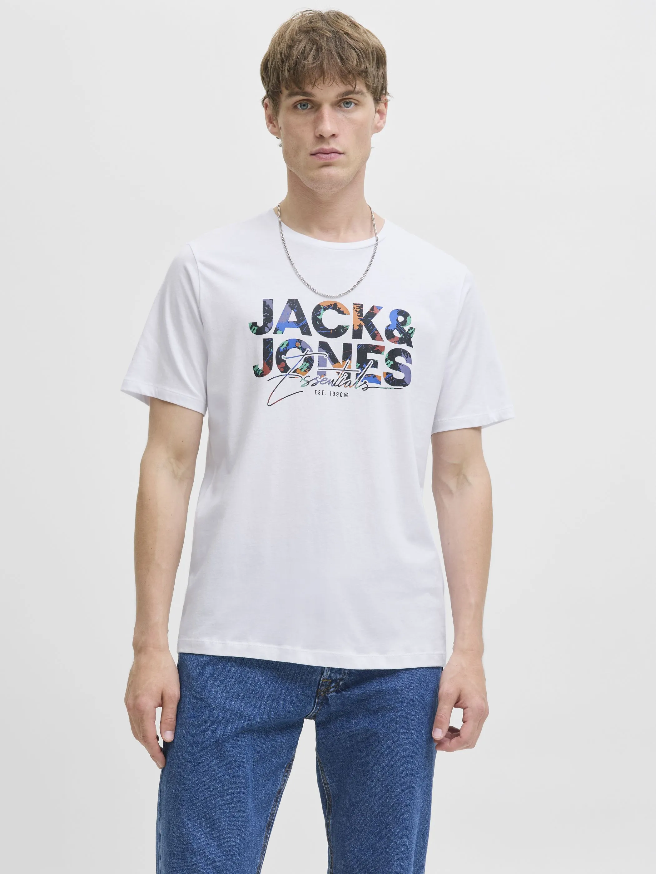 Jack Jones 12278523 JJGEPLAS TEE SS CREW Weiß 913158 178074 5 Jack Jones 12278523 JJGEPLAS TEE SS CREW Weiß 913158 178074 5