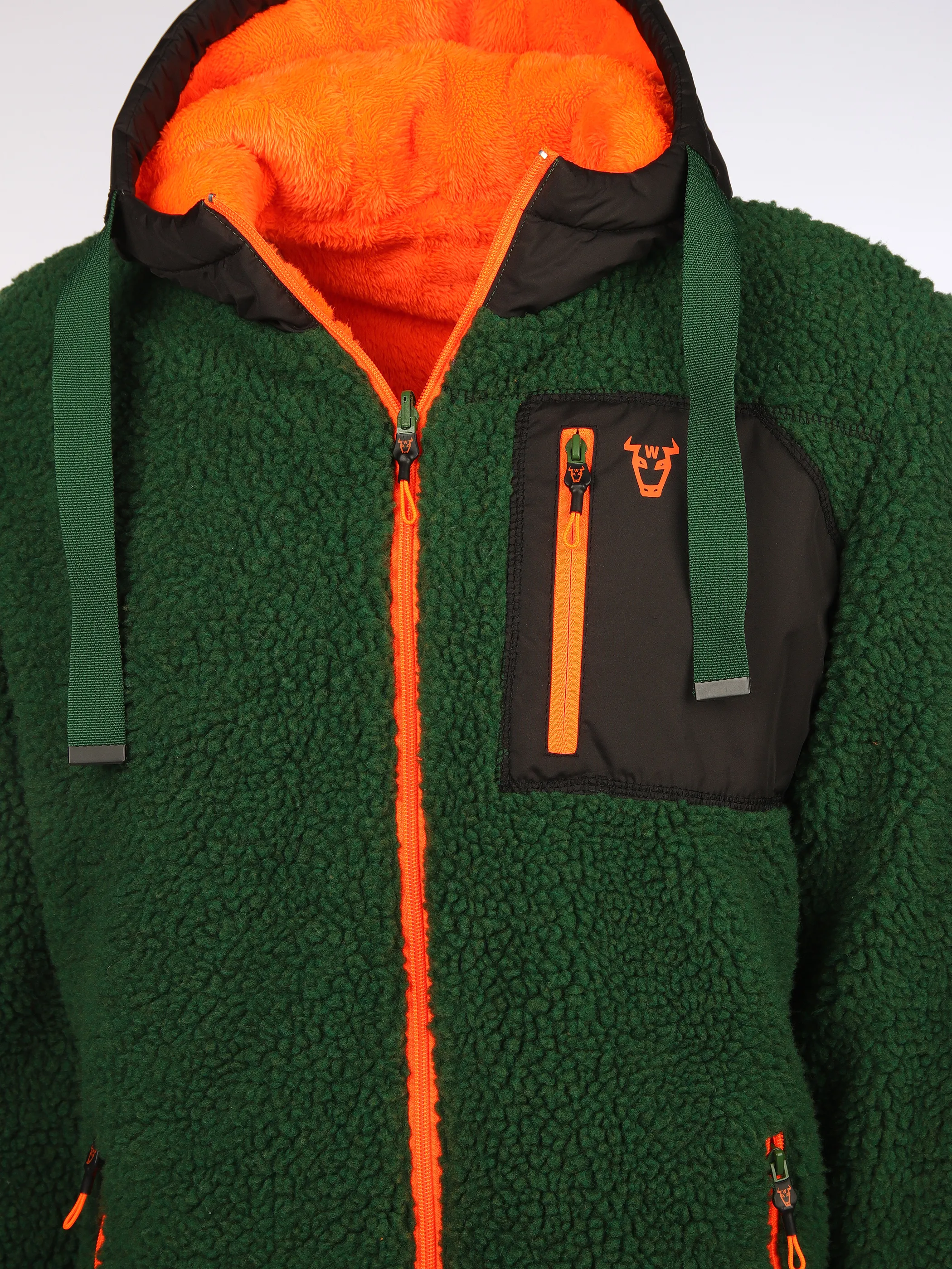 Worker He. Wendejacke Sherpa Grün 903724 GREEN 4 Worker He. Wendejacke Sherpa Grün 903724 GREEN 4