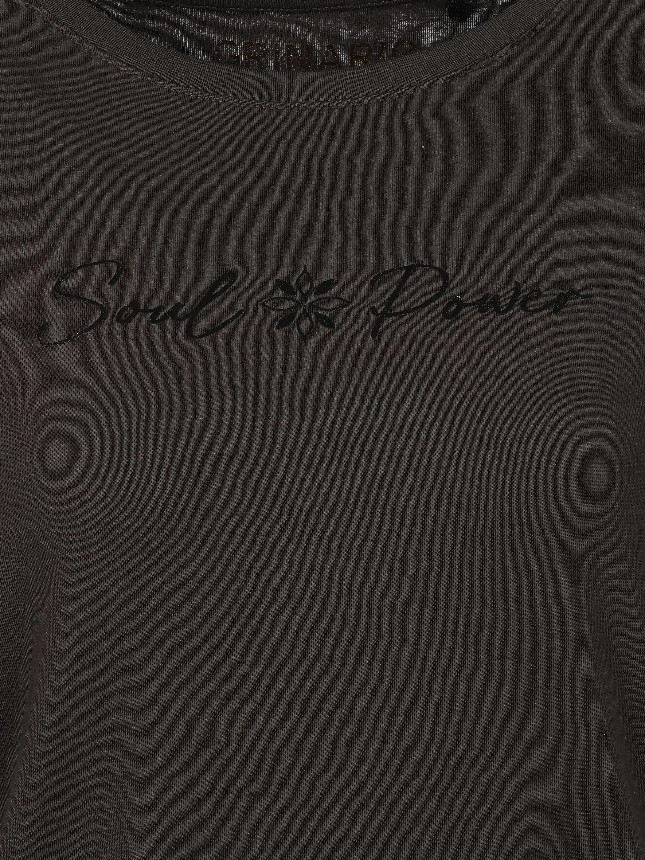 Grinario Sports Da-T-Shirt, Loose Fit Grau 921207 ANTHRA 3