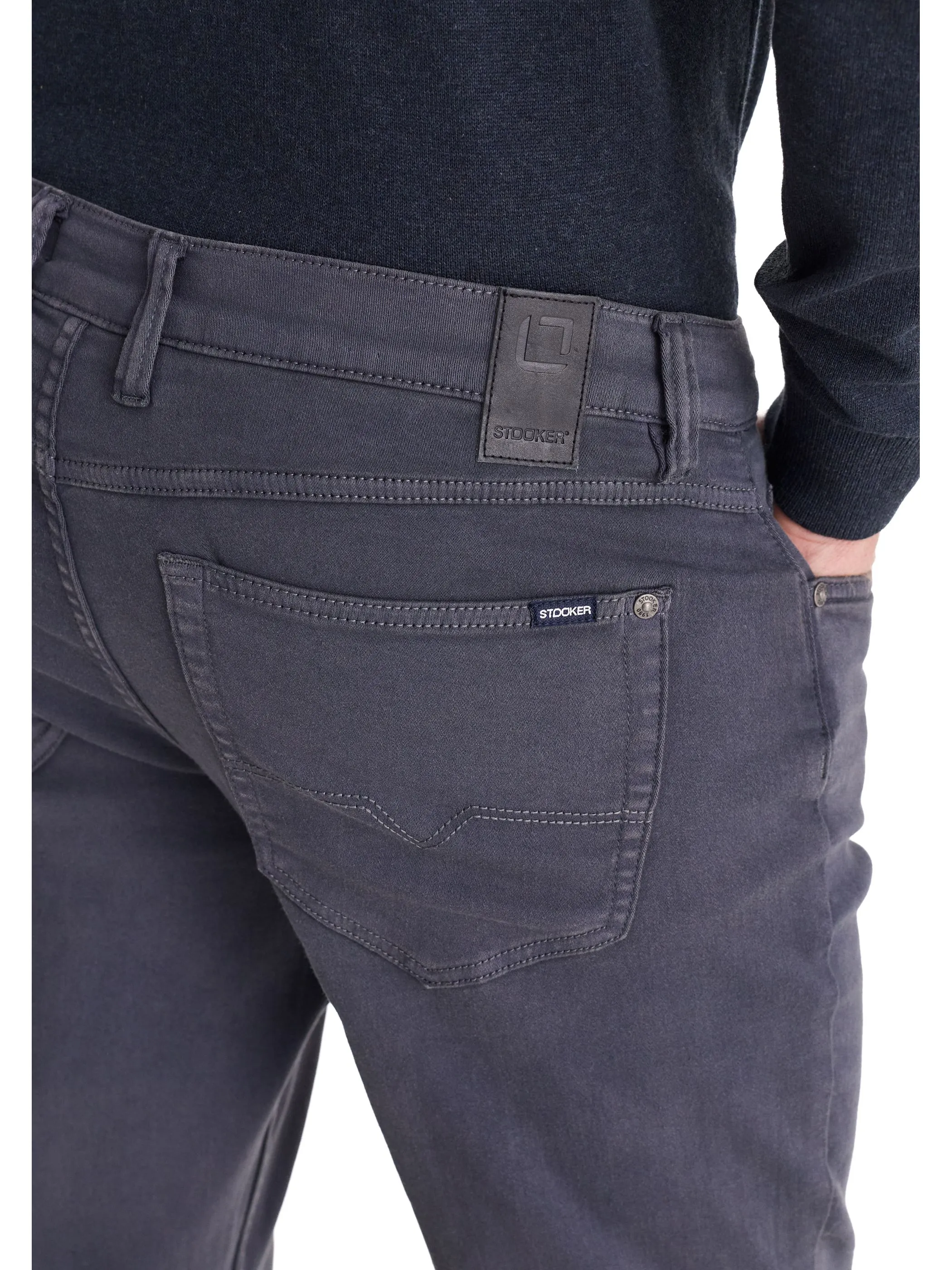 Stooker HAKA 51920040006561 He. Hosen lang, Grau 936952 6561 3