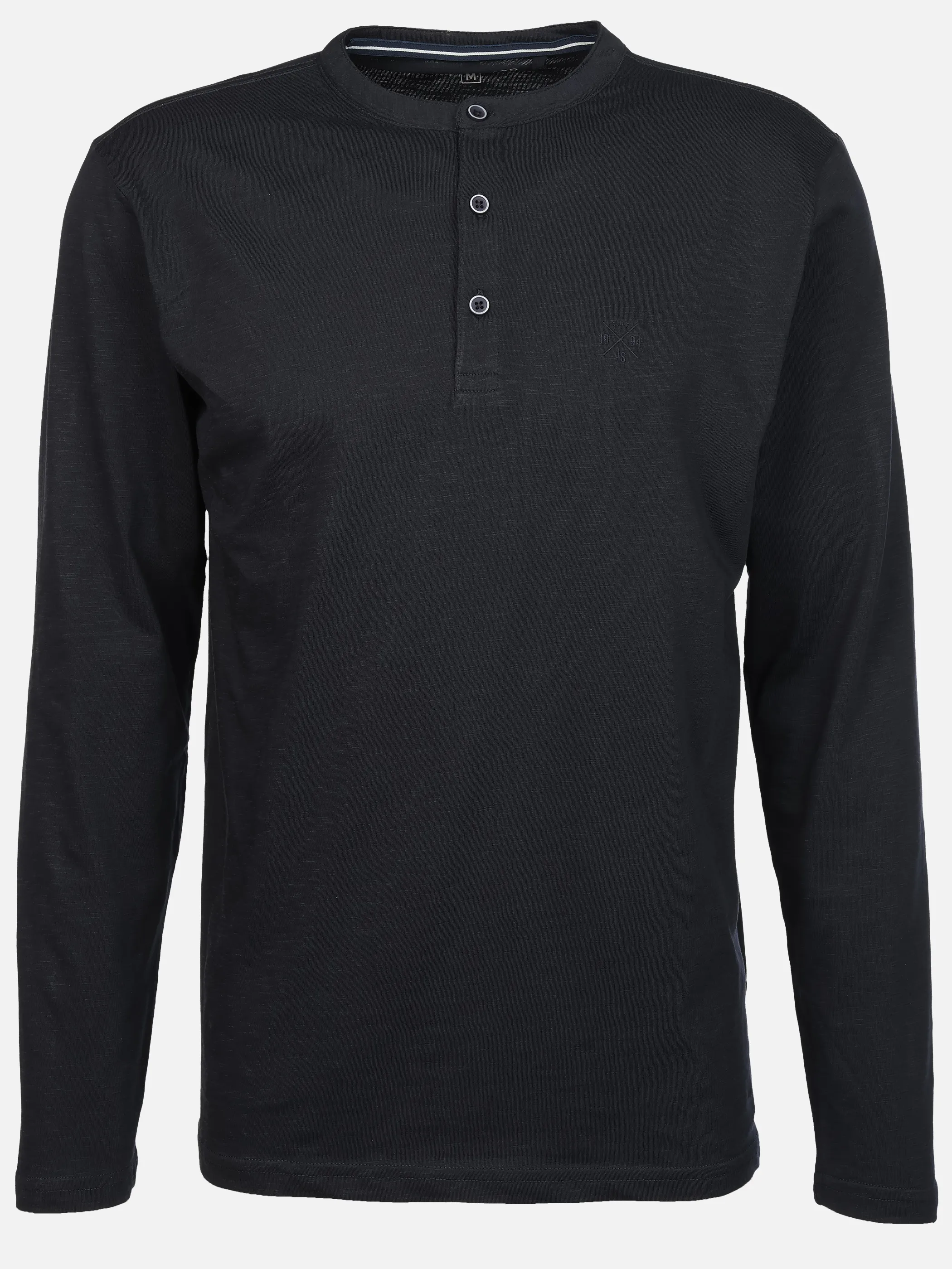 Jim Spencer He. Henleyshirt 1/1 Arm basic slub Blau 930712 NAVY 1