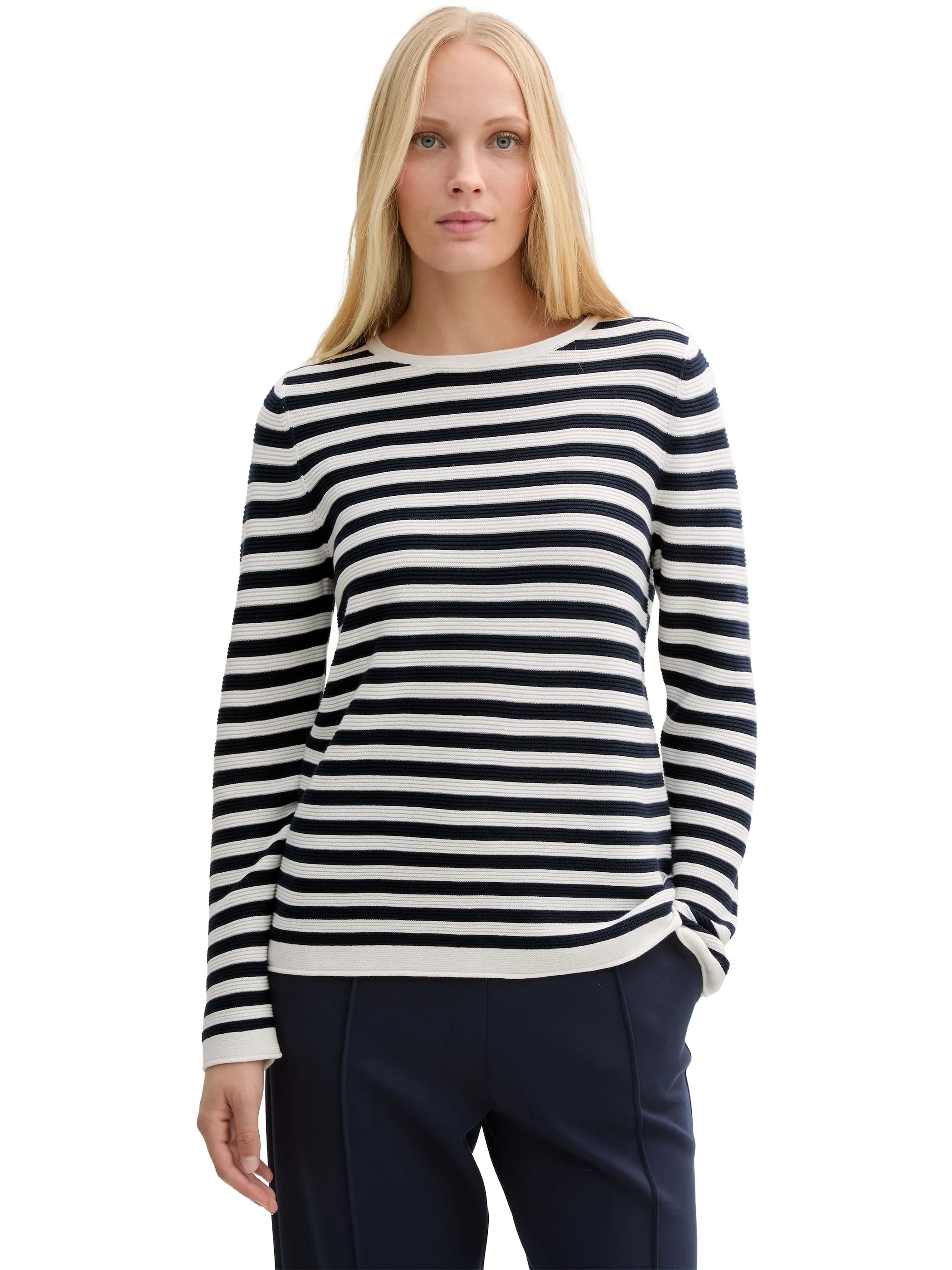 Tom Tailor 1016350 NOS sweater new ottoma Marine 827729 37639 4 Tom Tailor 1016350 NOS sweater new ottoma Marine 827729 37639 4