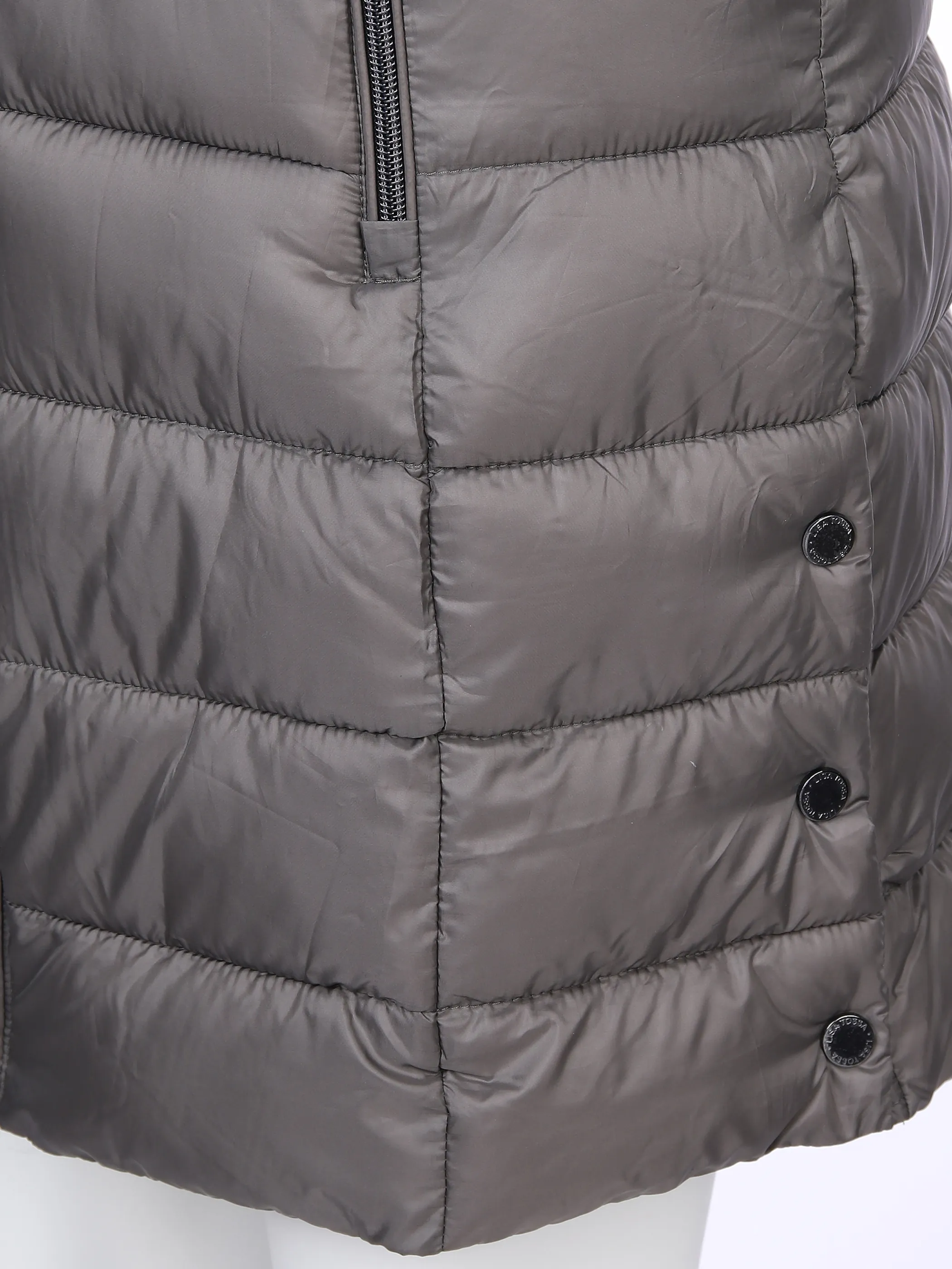 Lisa Tossa Da-Langweste m.Kapuze Grau 872828 GREIGE 3