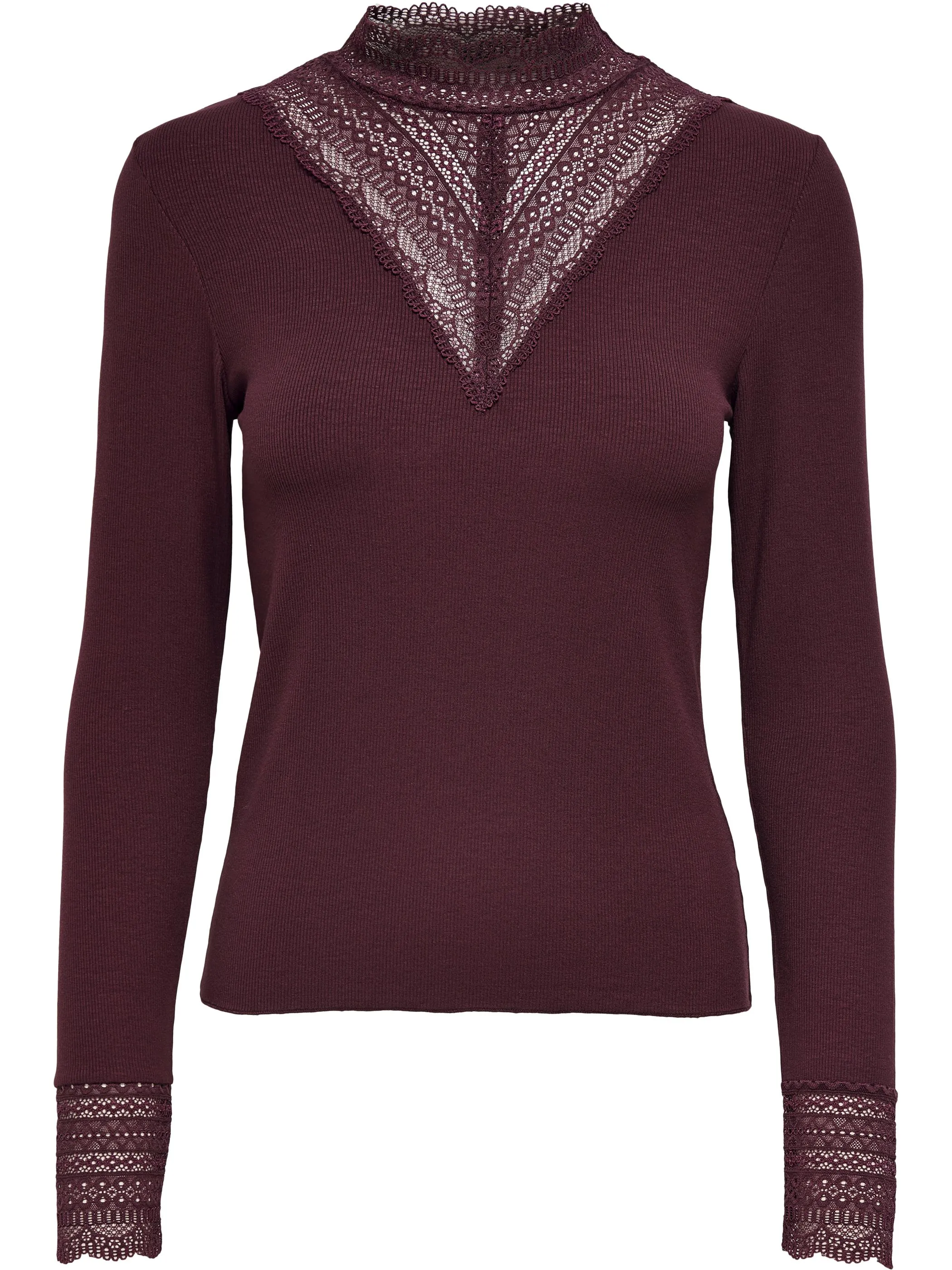 Only 15207788 ONLTILDE L/S HIGH NECK Rot 856863 186579 1