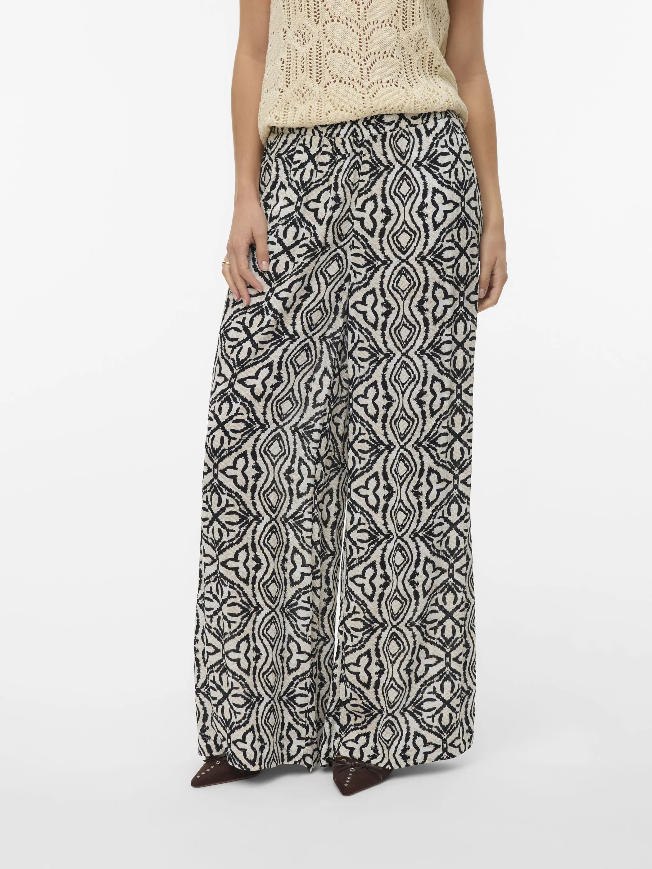 Vero Moda 10282478 VMMENNY HW WIDE PANTS Blau 906267 222913011 1