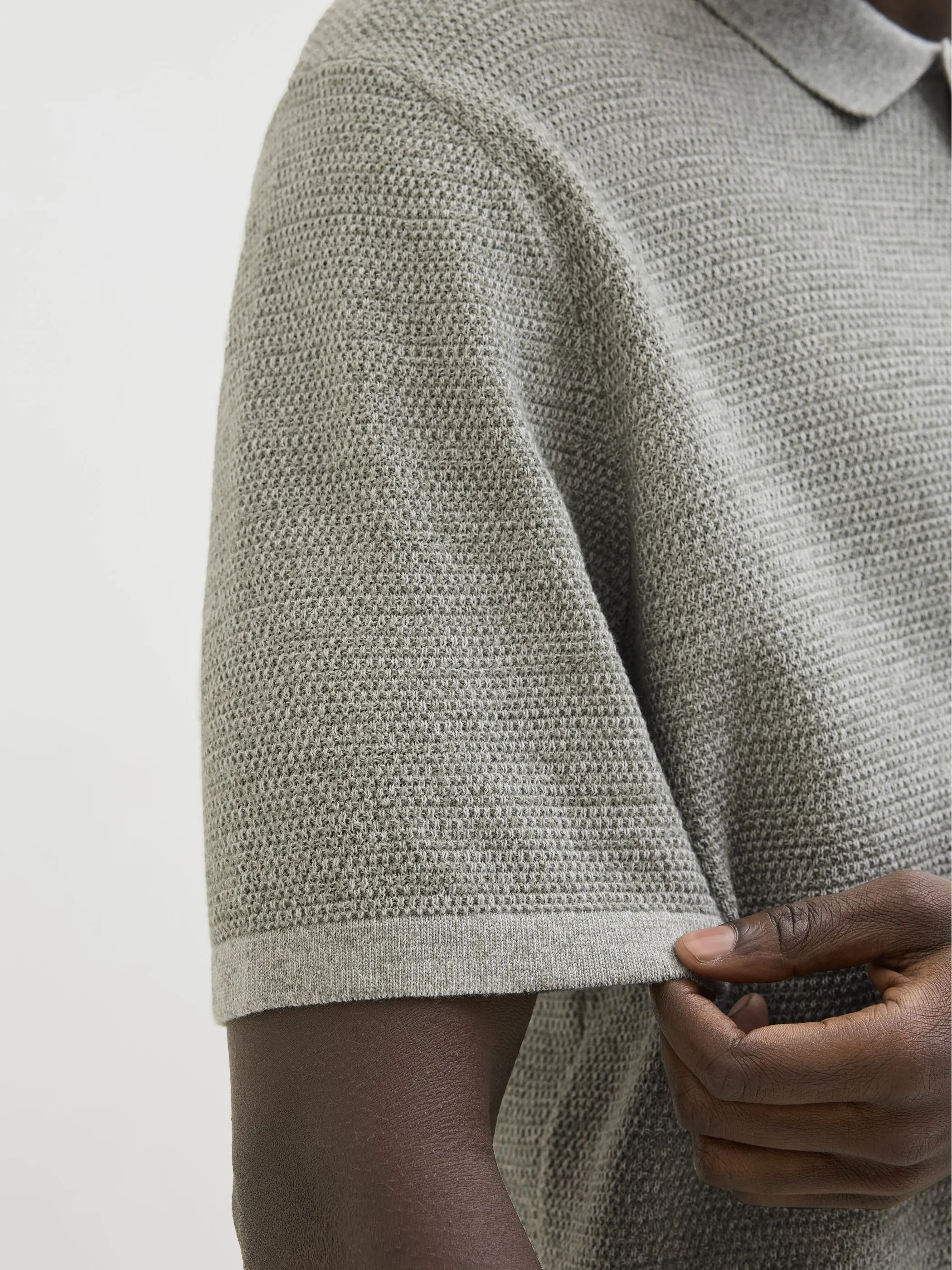 Jack Jones 12268281 JJEGEORGE KNIT POLO S Grün 903405 176366001 5 Jack Jones 12268281 JJEGEORGE KNIT POLO S Grün 903405 176366001 5