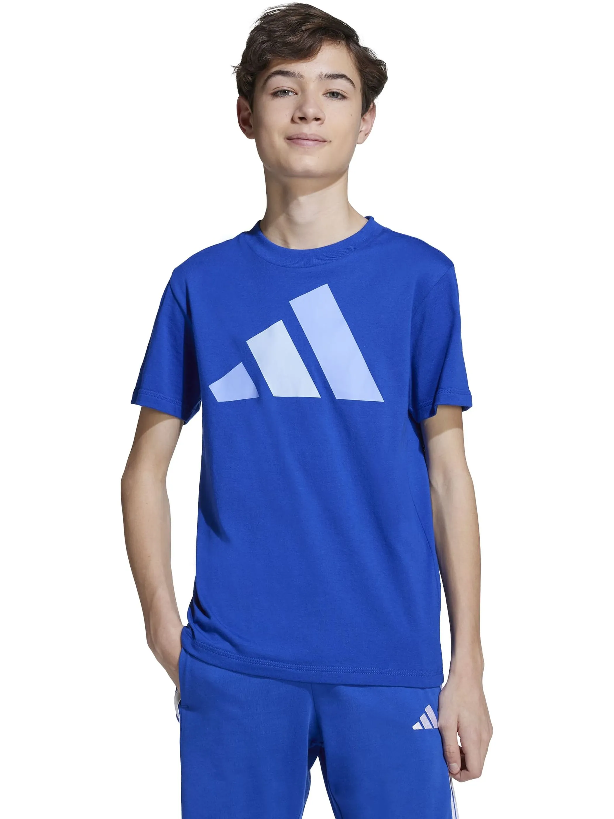 Adidas JV9866 TB-Tshirt Logo groß, bl Blau 912531 000 1