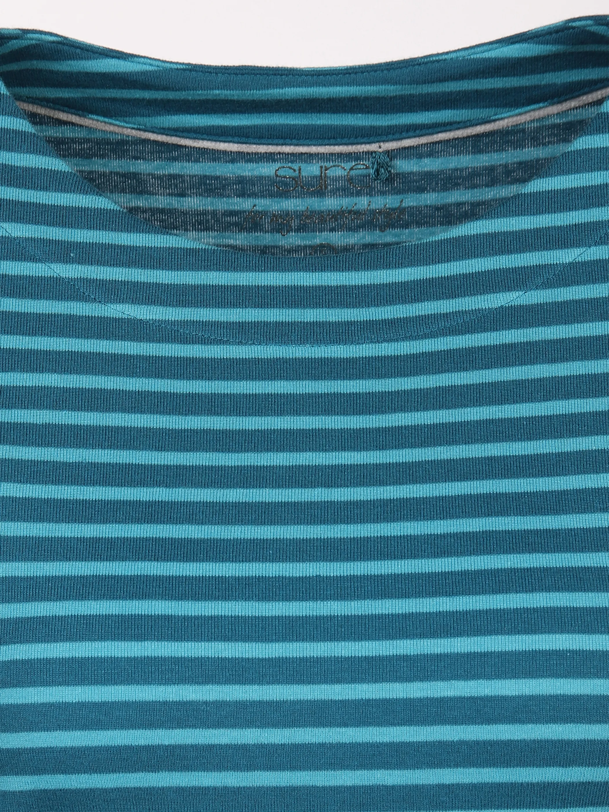 Sure Da-Streifenshirt m. 3/4 Arm Marine 881197 DINK/LINK 3